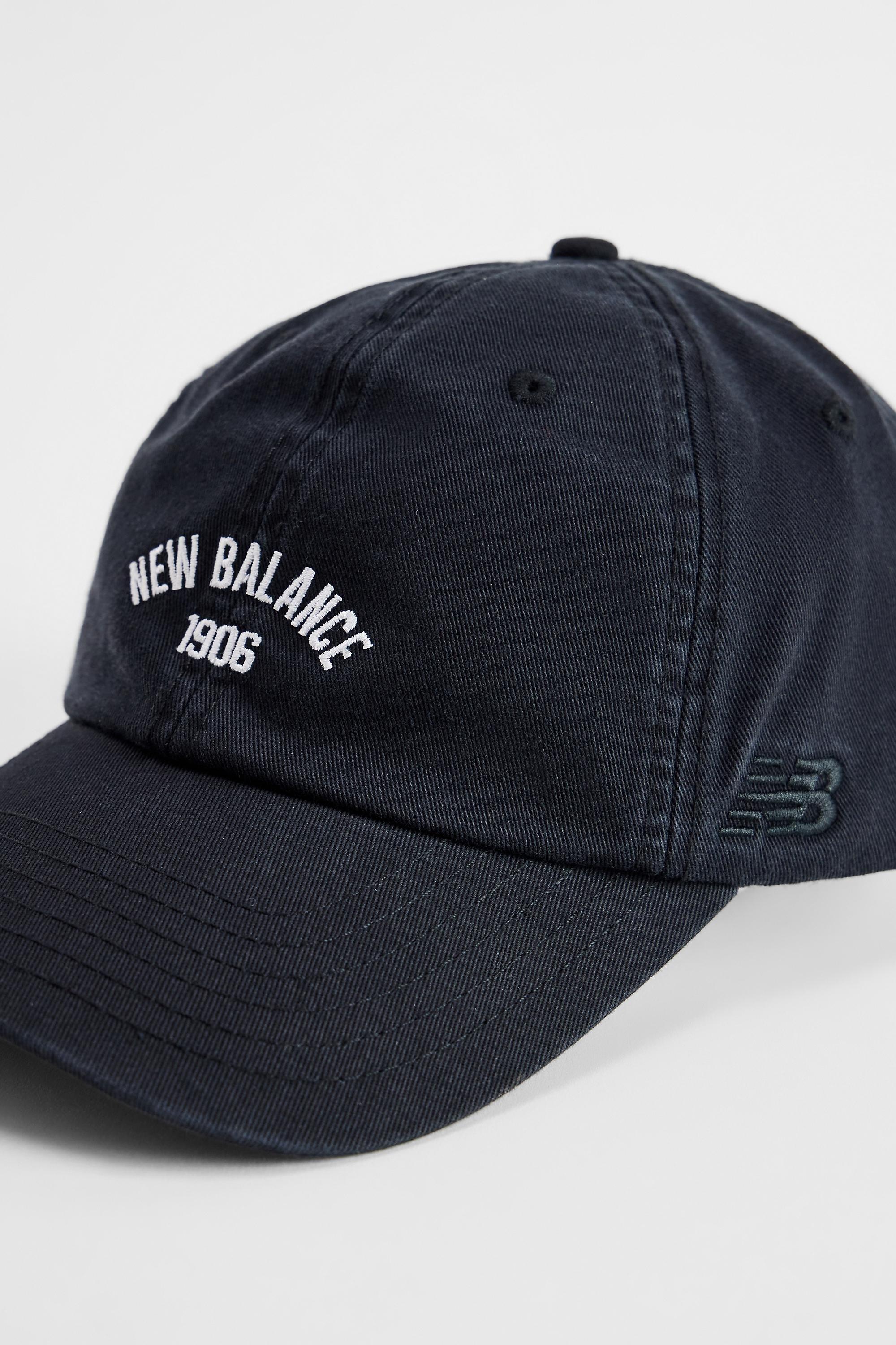 Black New Balance 1906 Cap, BLK, medium