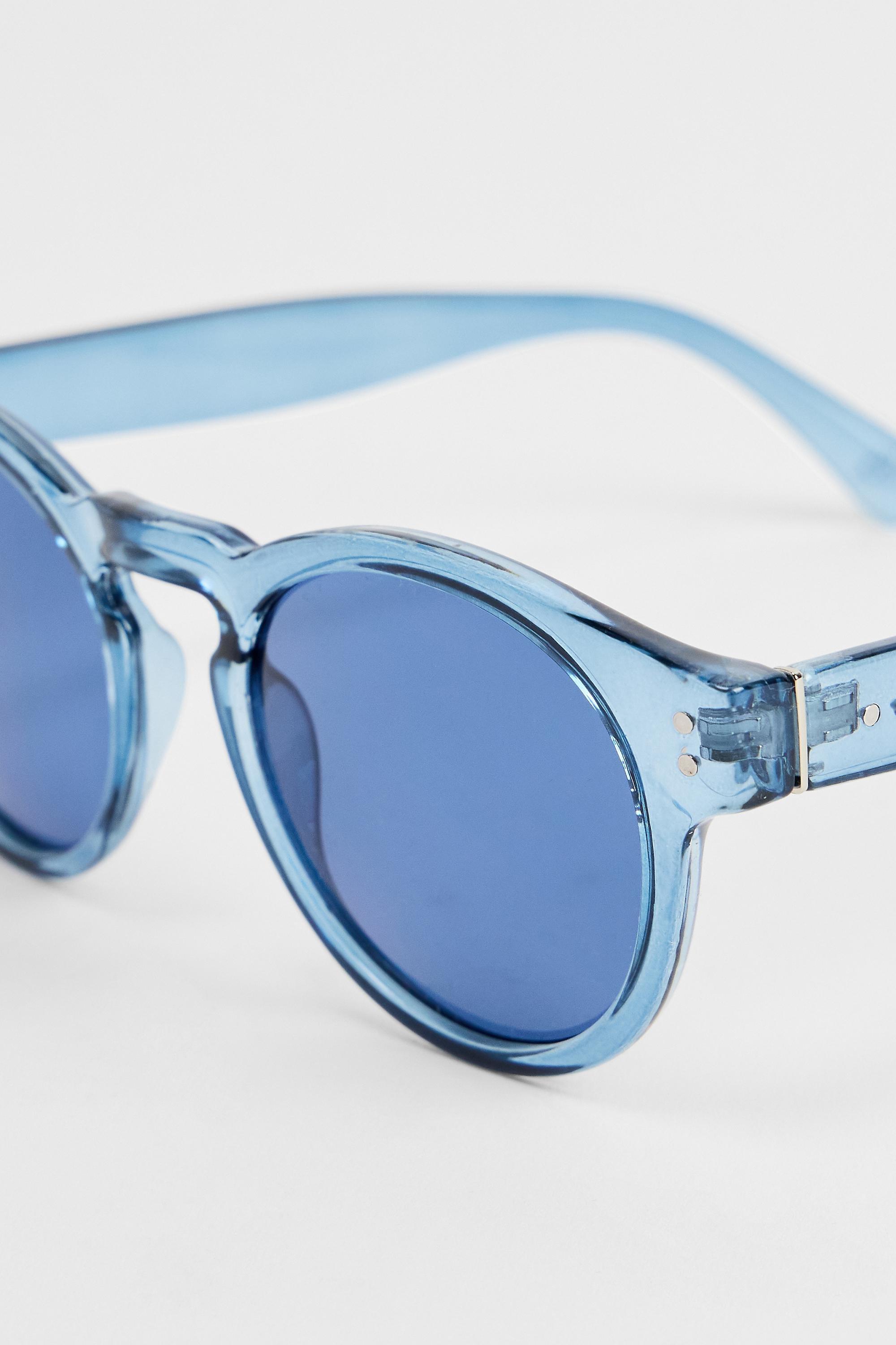 Black Uo Tulum Slim Sunglasses, NAVY, large image number 1