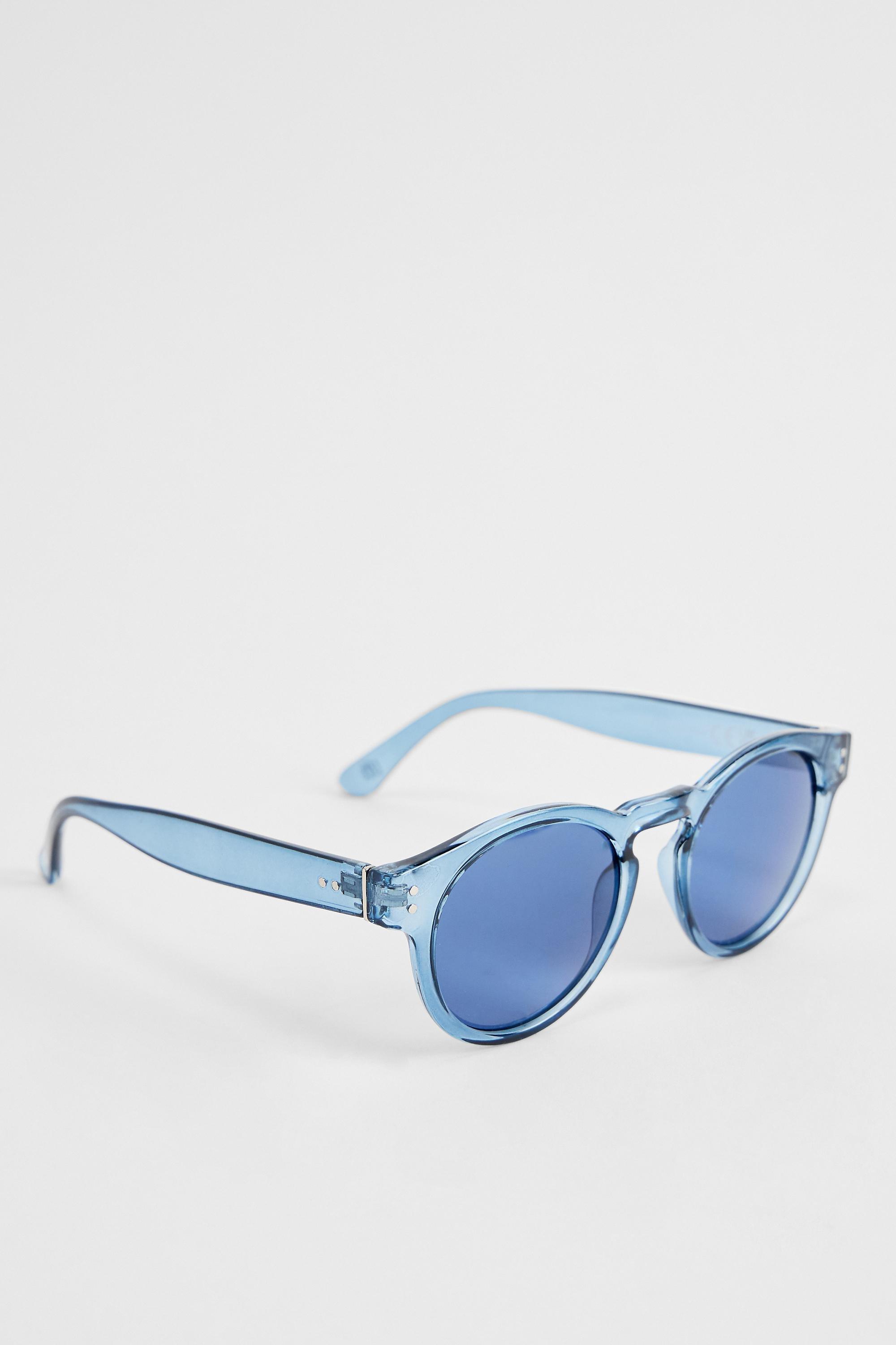 Black Uo Tulum Slim Sunglasses, NAVY, large image number 2