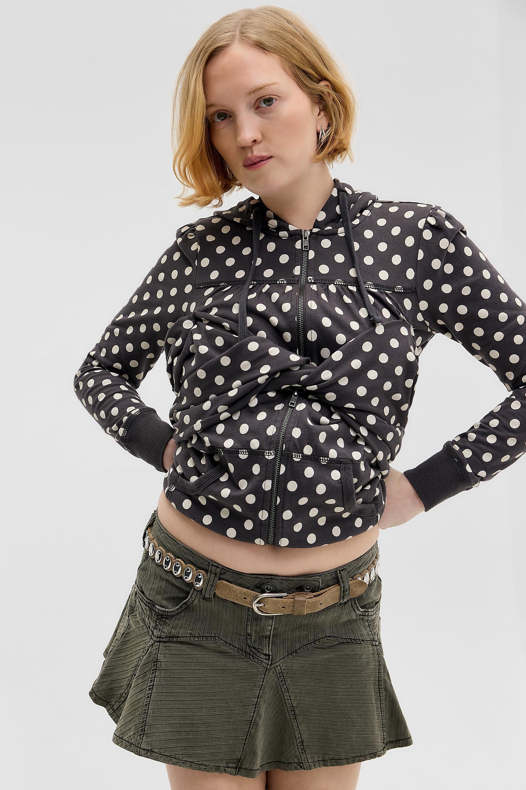 Khaki Bdg Godet Denim Mini Skirt, KHAKI, large image number 5