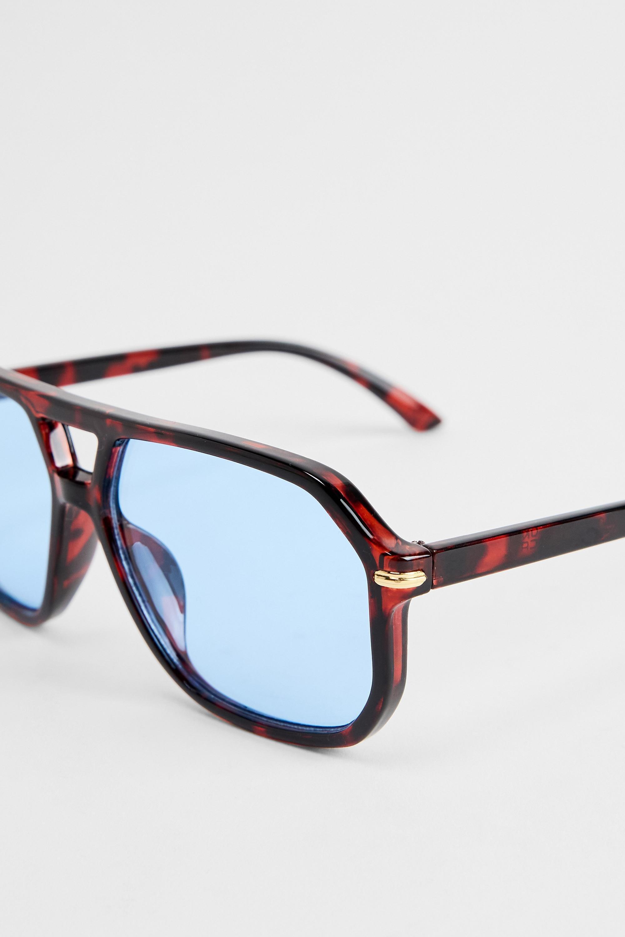 Brown Uo Monaco Tortoiseshell Sunglasses, BRN, large image number 2