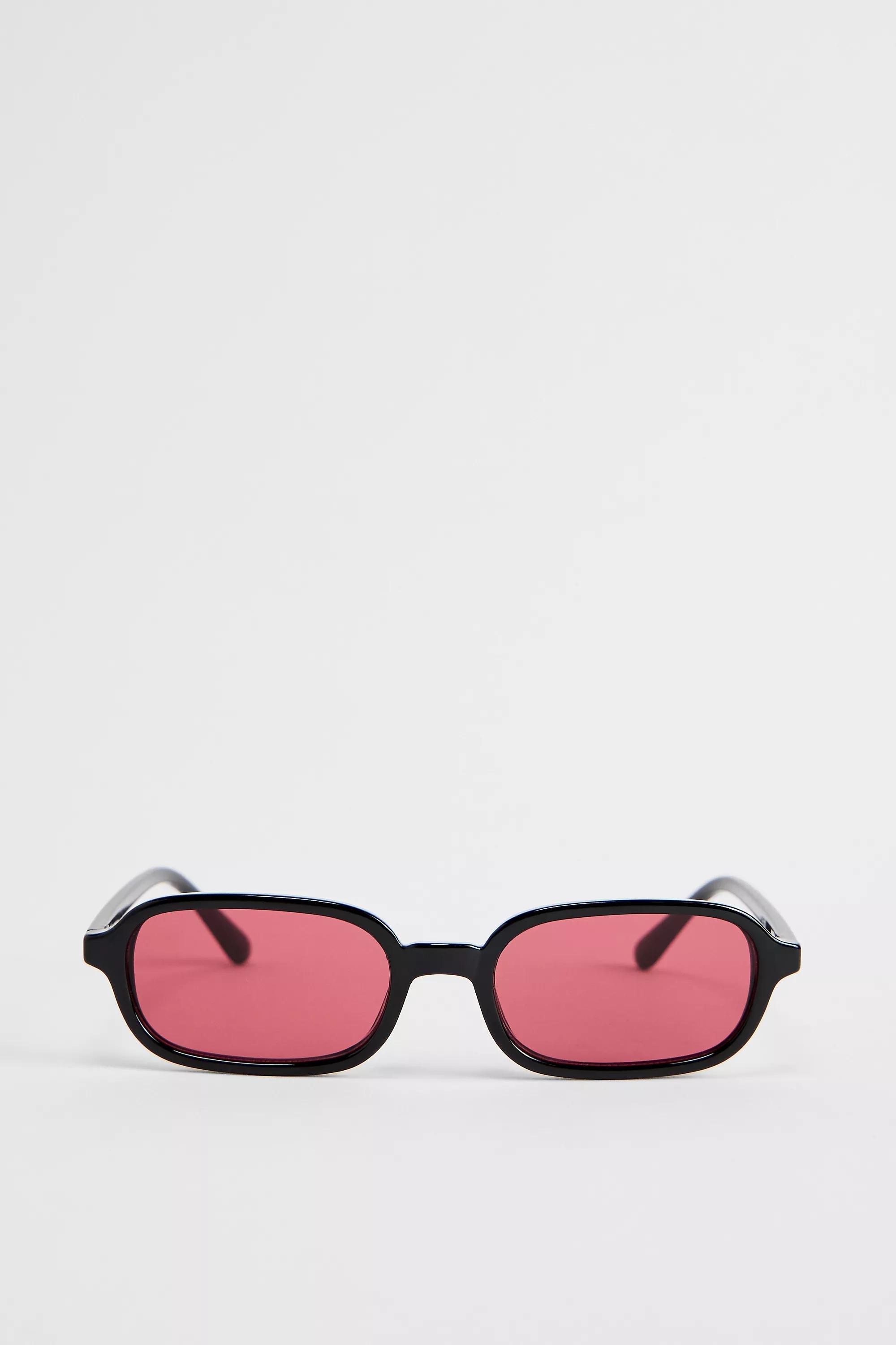Brown Uo Tulum Slim Sunglasses, BLK, large image number 1