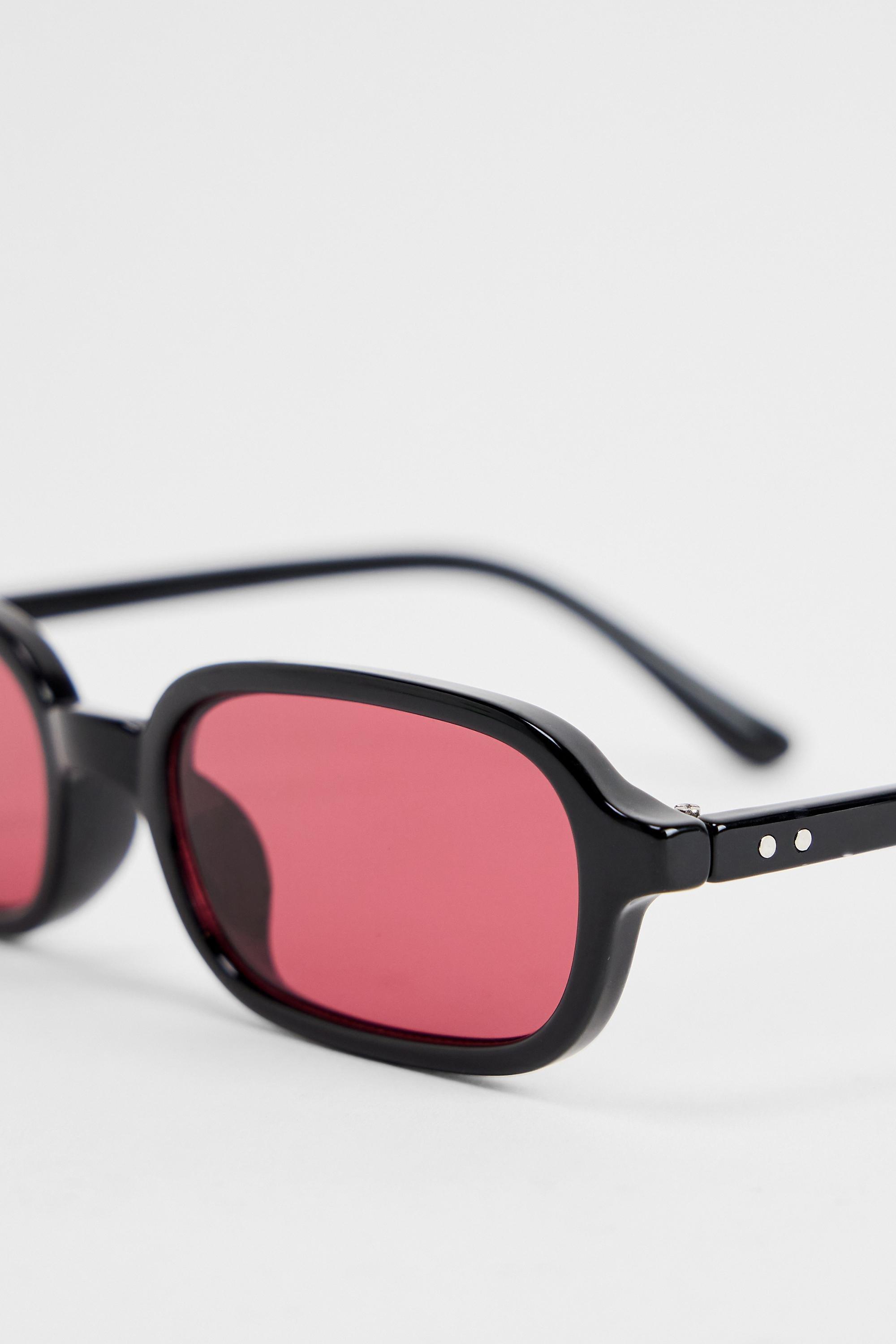 Brown Uo Tulum Slim Sunglasses, BLK, large image number 2