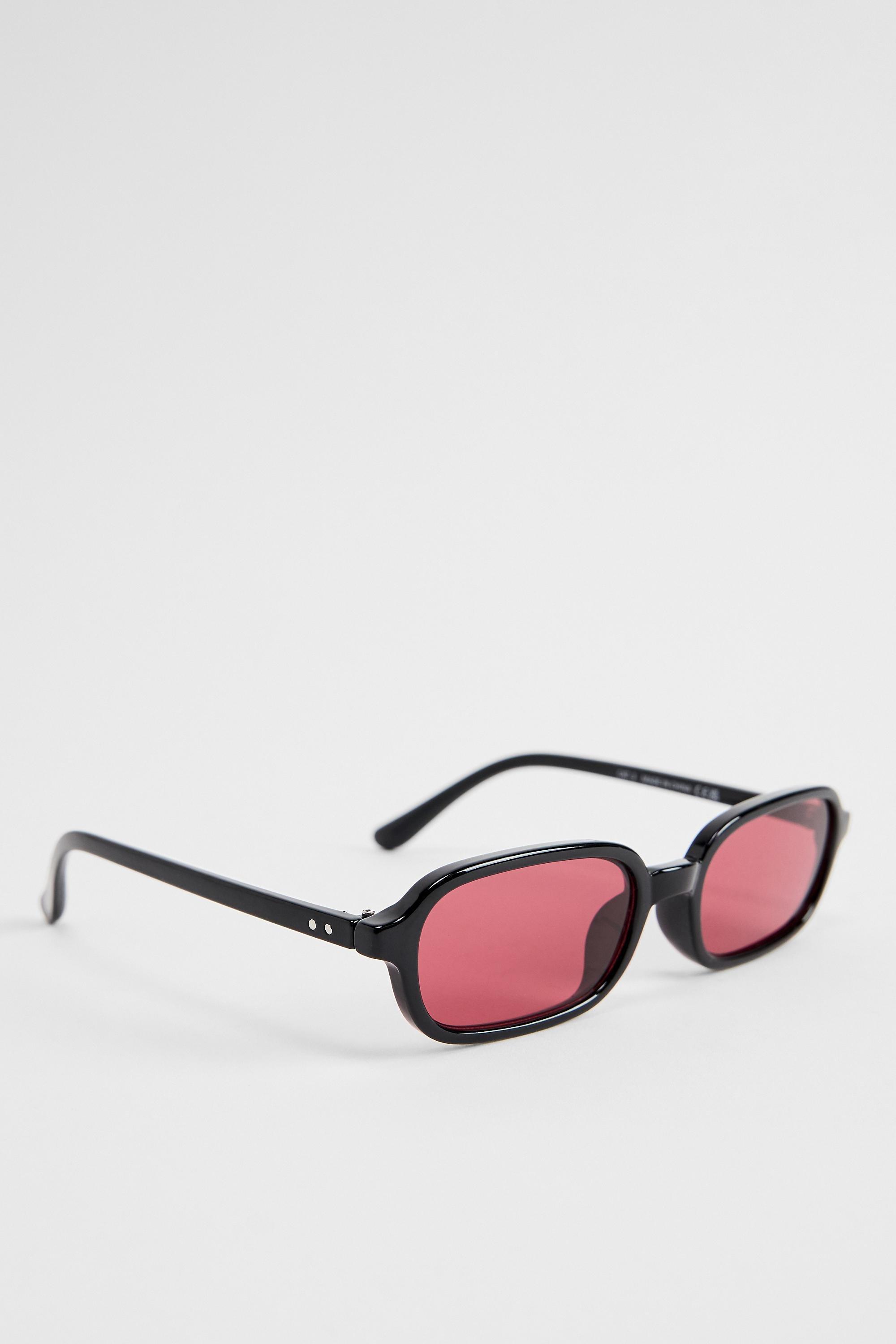 Brown Uo Tulum Slim Sunglasses, BLK, large image number 3