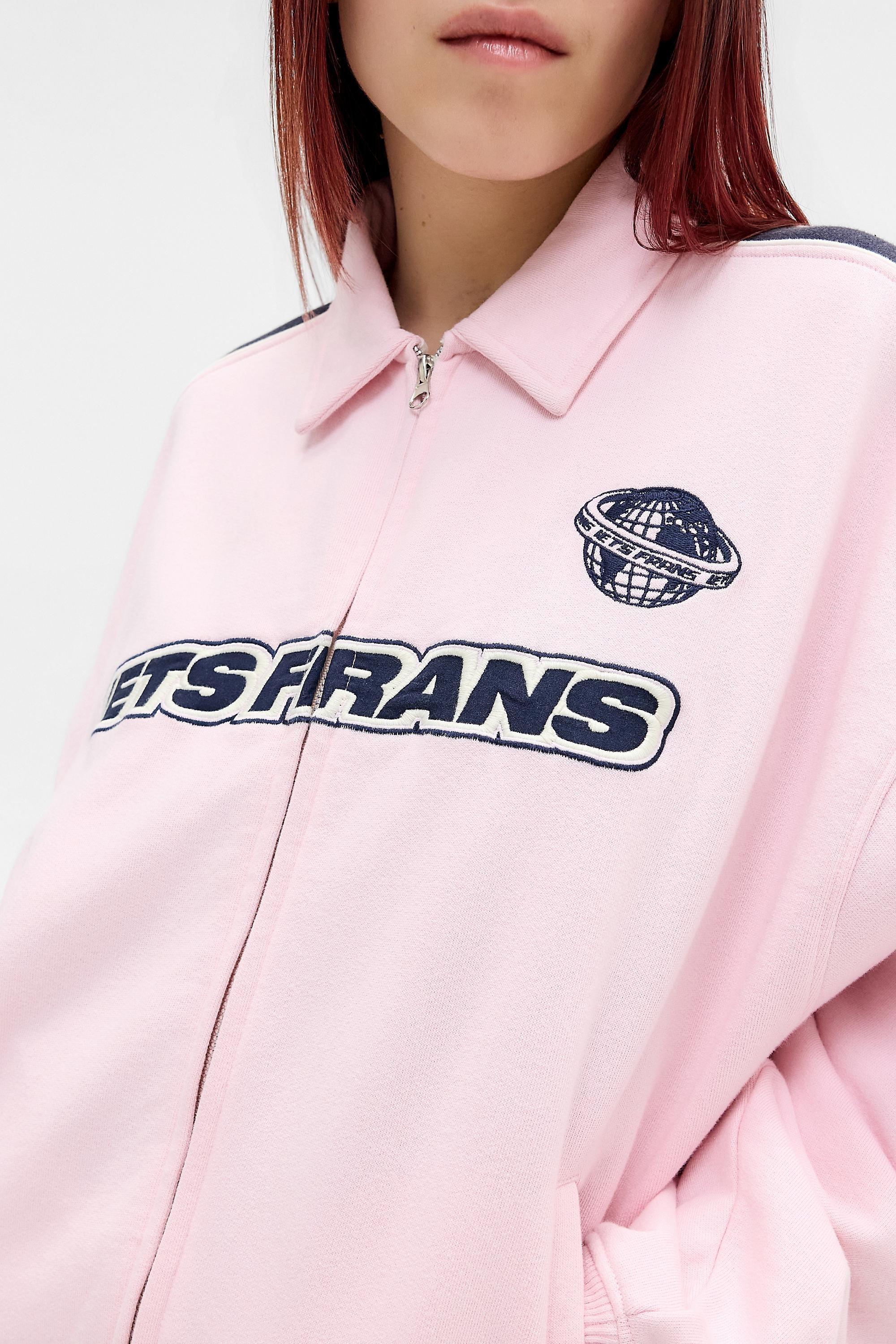 Pink iets frans... Pink Football Track Top, PINK, large image number 2
