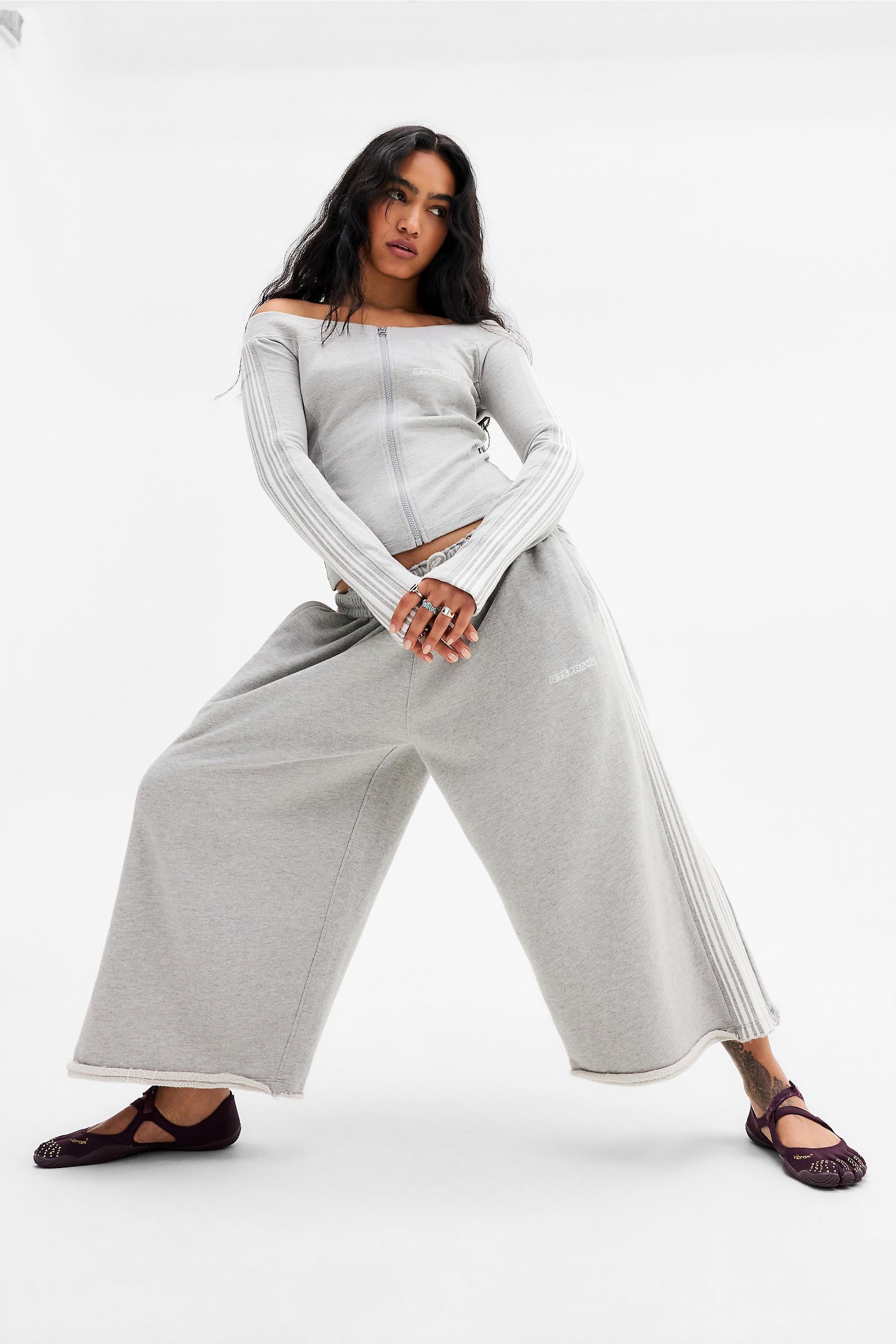 Grey iets frans... Off Shoulder Track Top, GREY, large image number 1