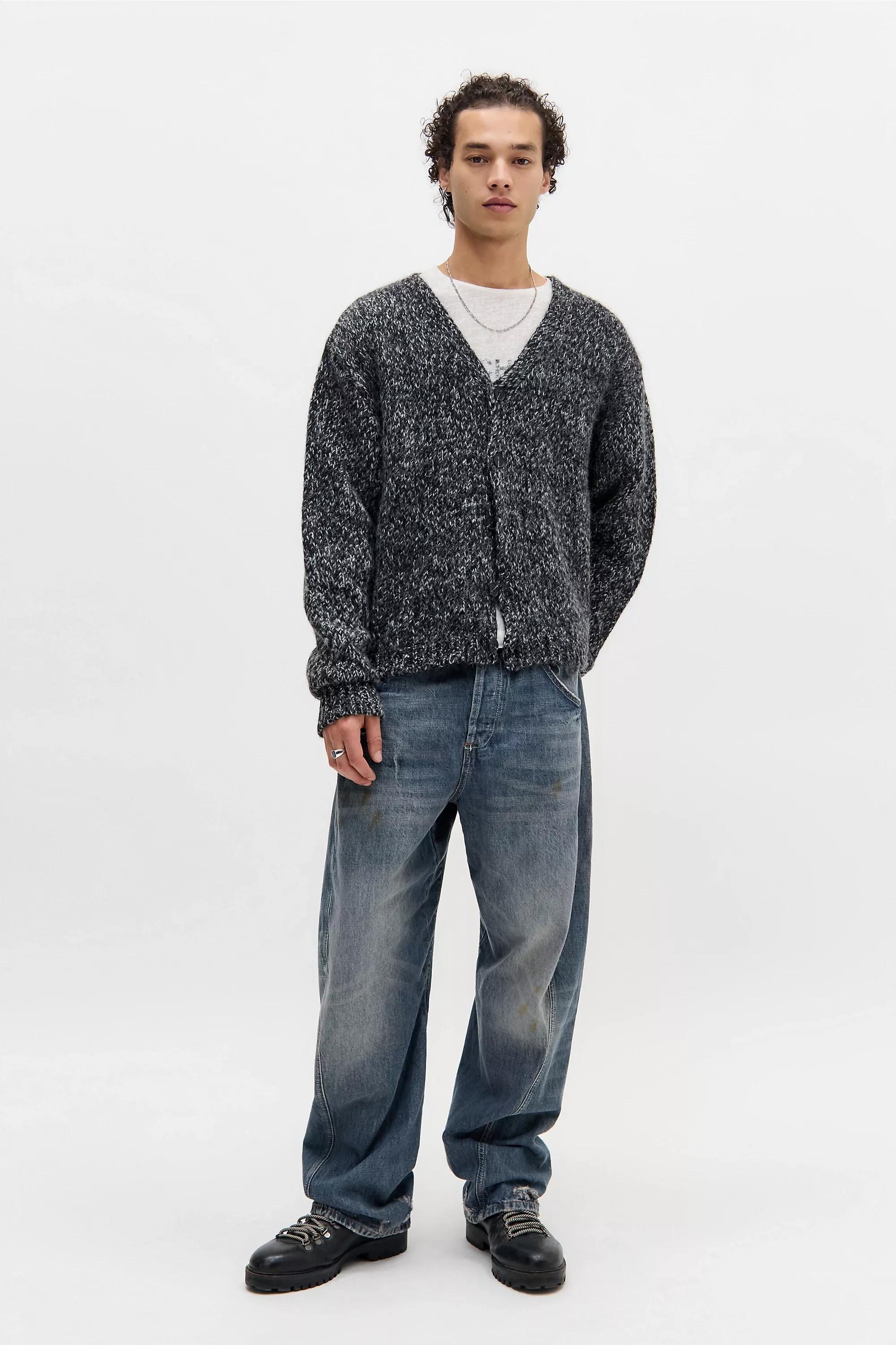 BLACK Archivis Black Nep Cardigan, BLK, medium