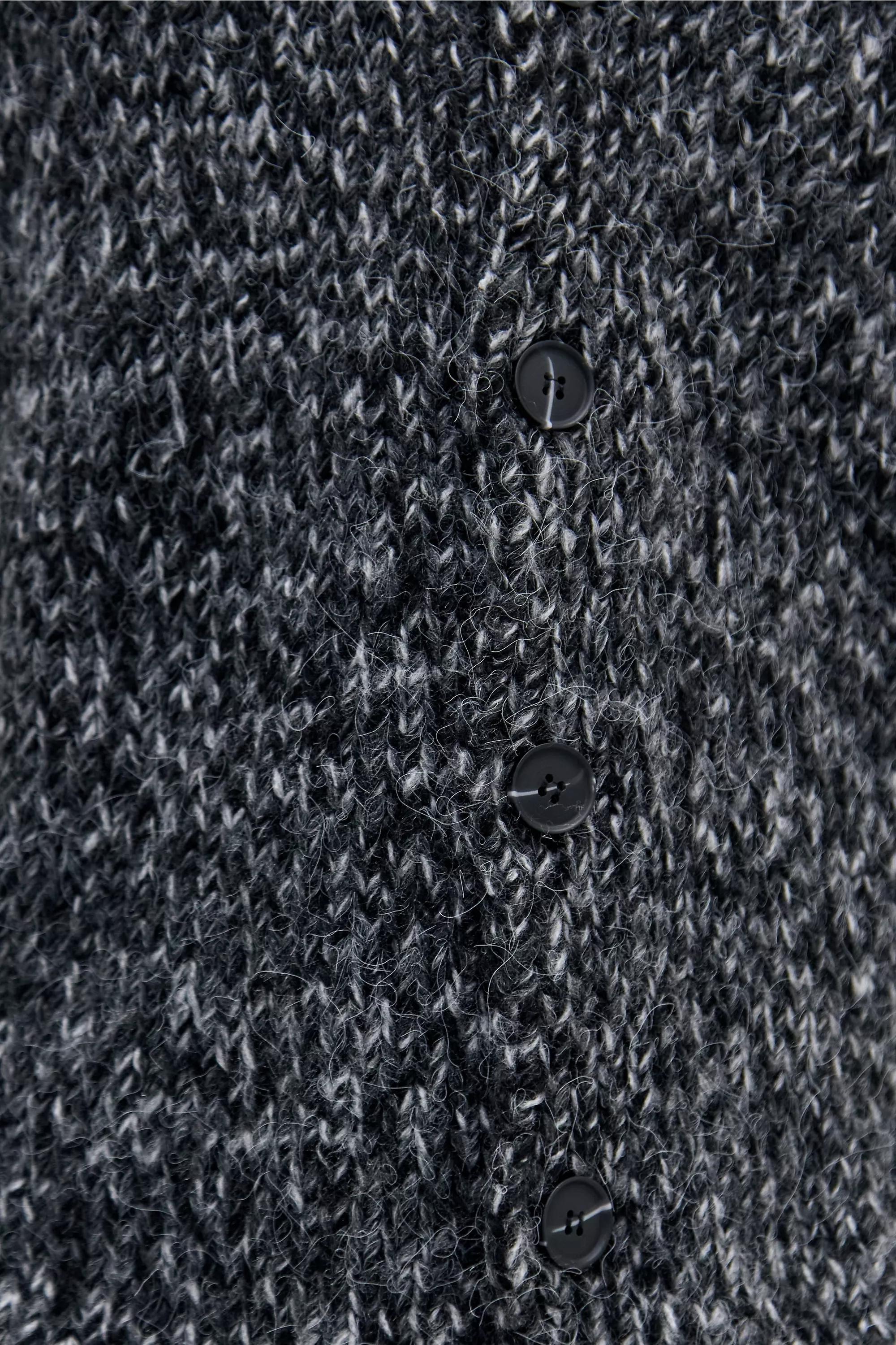 BLACK Archivis Black Nep Cardigan, BLK, large image number 3