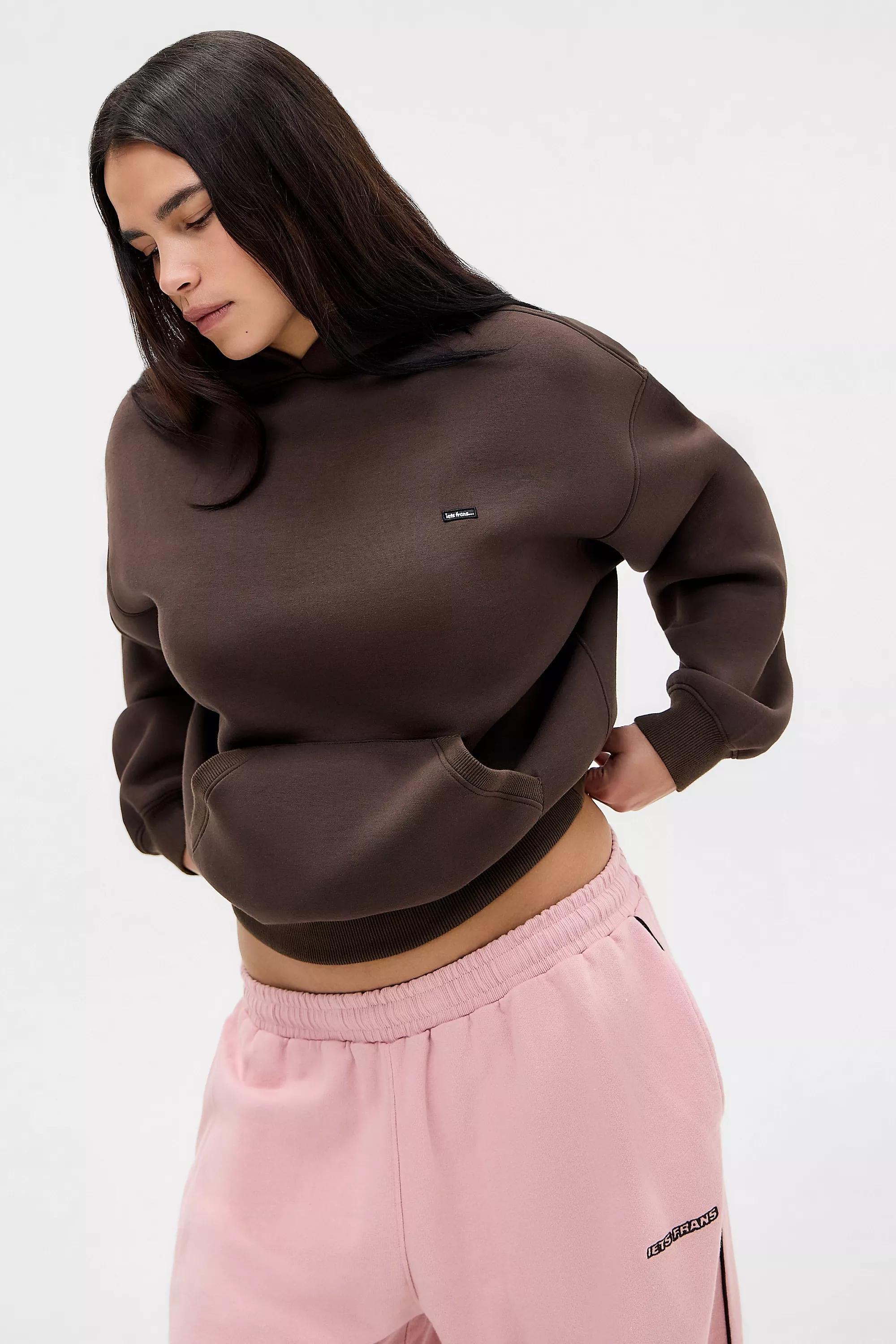 Brown iets frans... Scuba Pullover Hoodie, CHOC, large image number 0