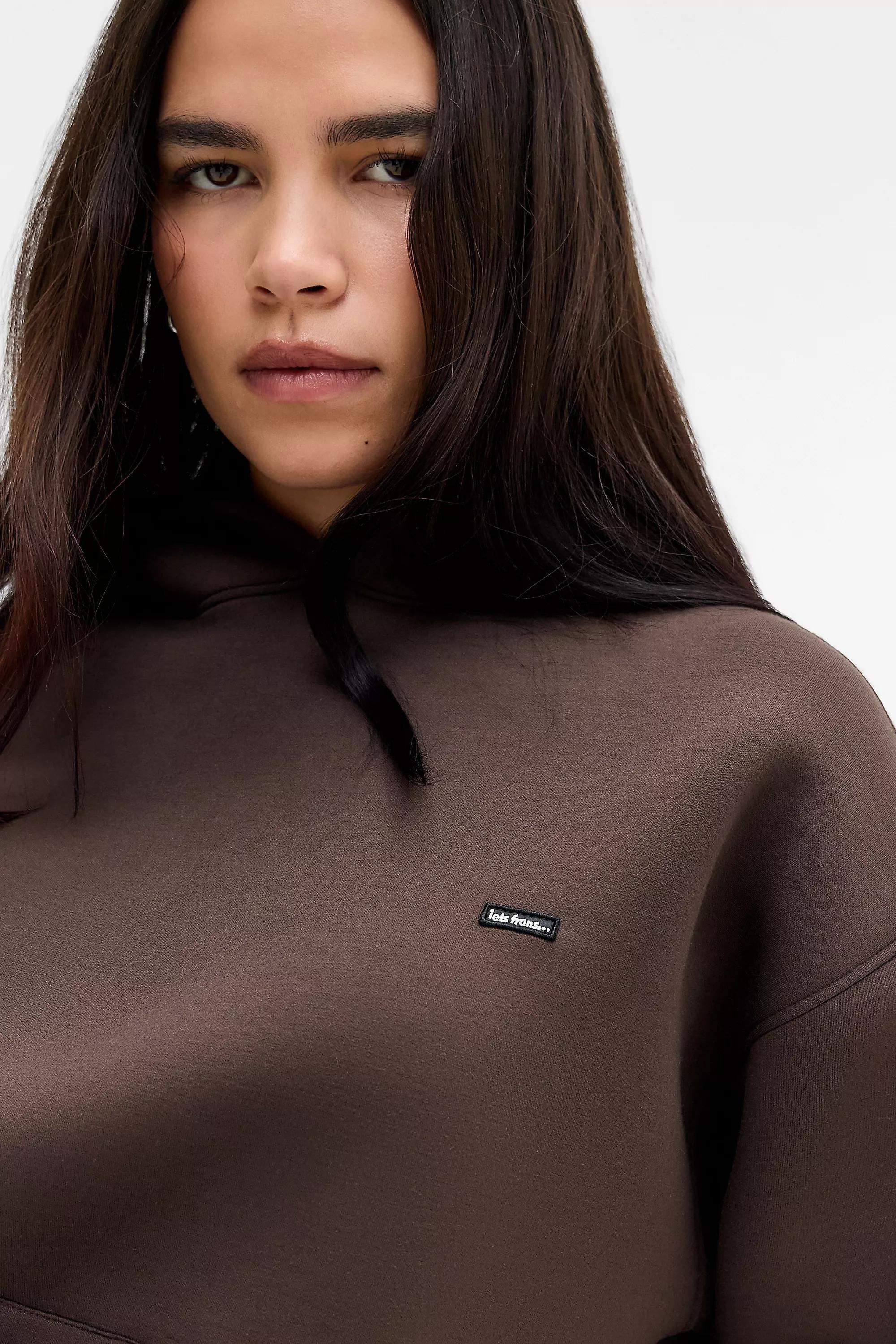 Brown iets frans... Scuba Pullover Hoodie, CHOC, large image number 1