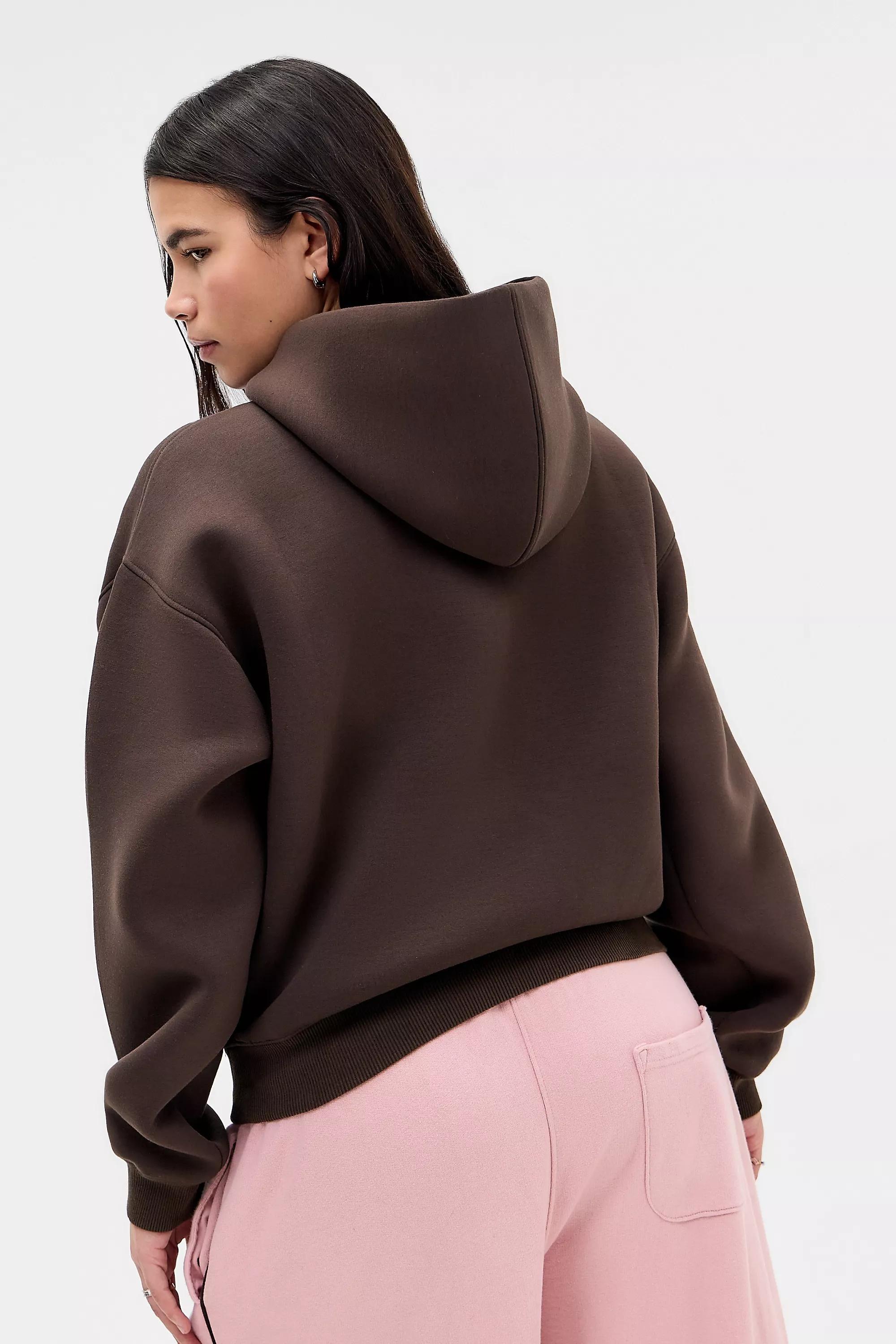 Brown iets frans... Scuba Pullover Hoodie, CHOC, large image number 3