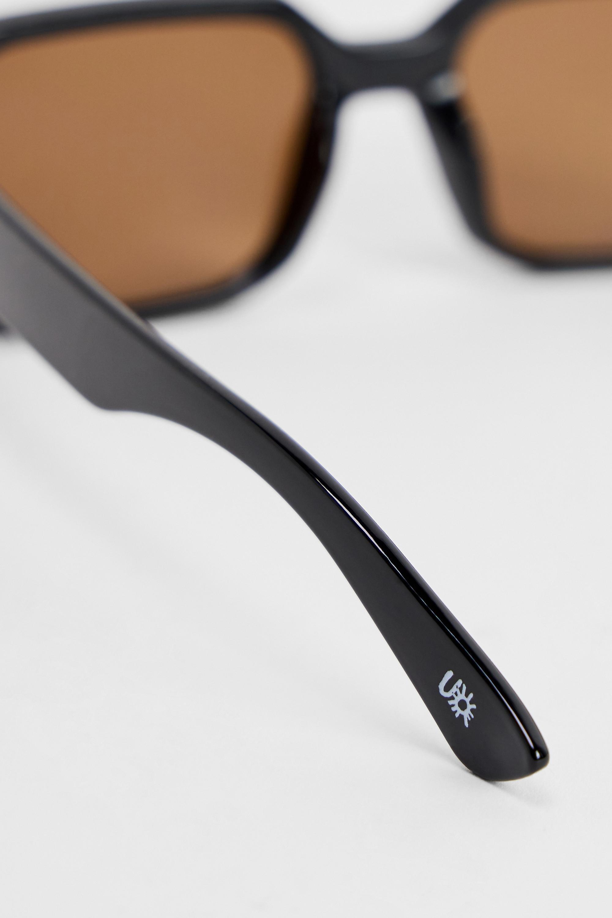 Black Uo Black Tulum Sunglasses, BLK, large image number 5