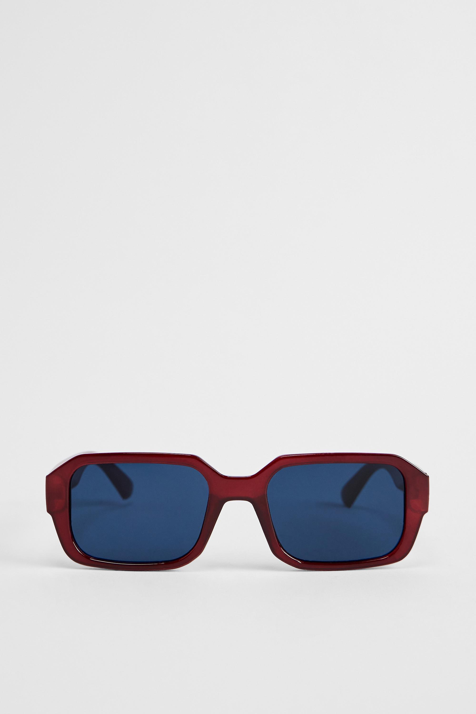 Black iets frans... Split Metal Frame Sunglasses, RED, large image number 0