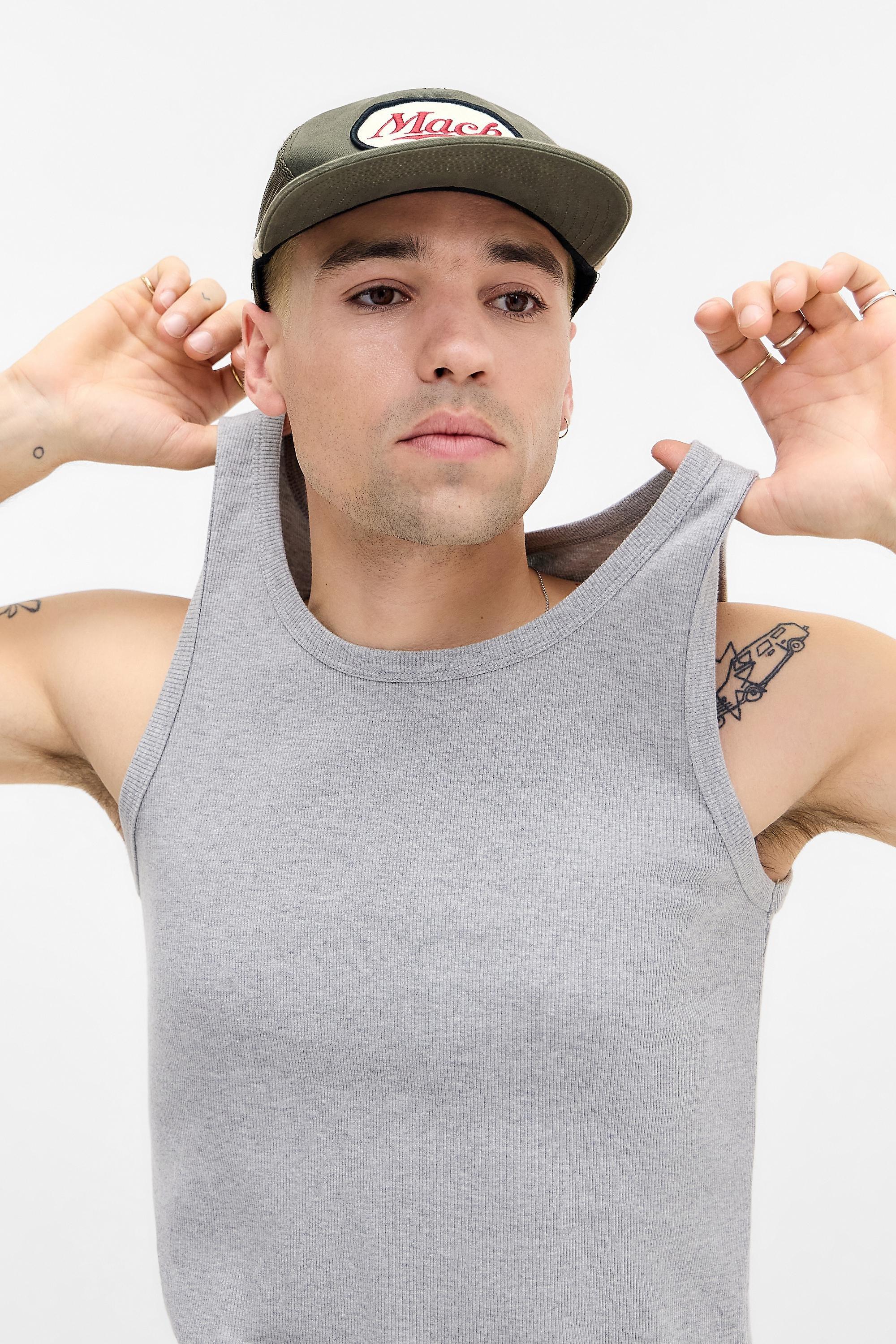 Grey Bdg Grey Vest, GREY, large image number 0