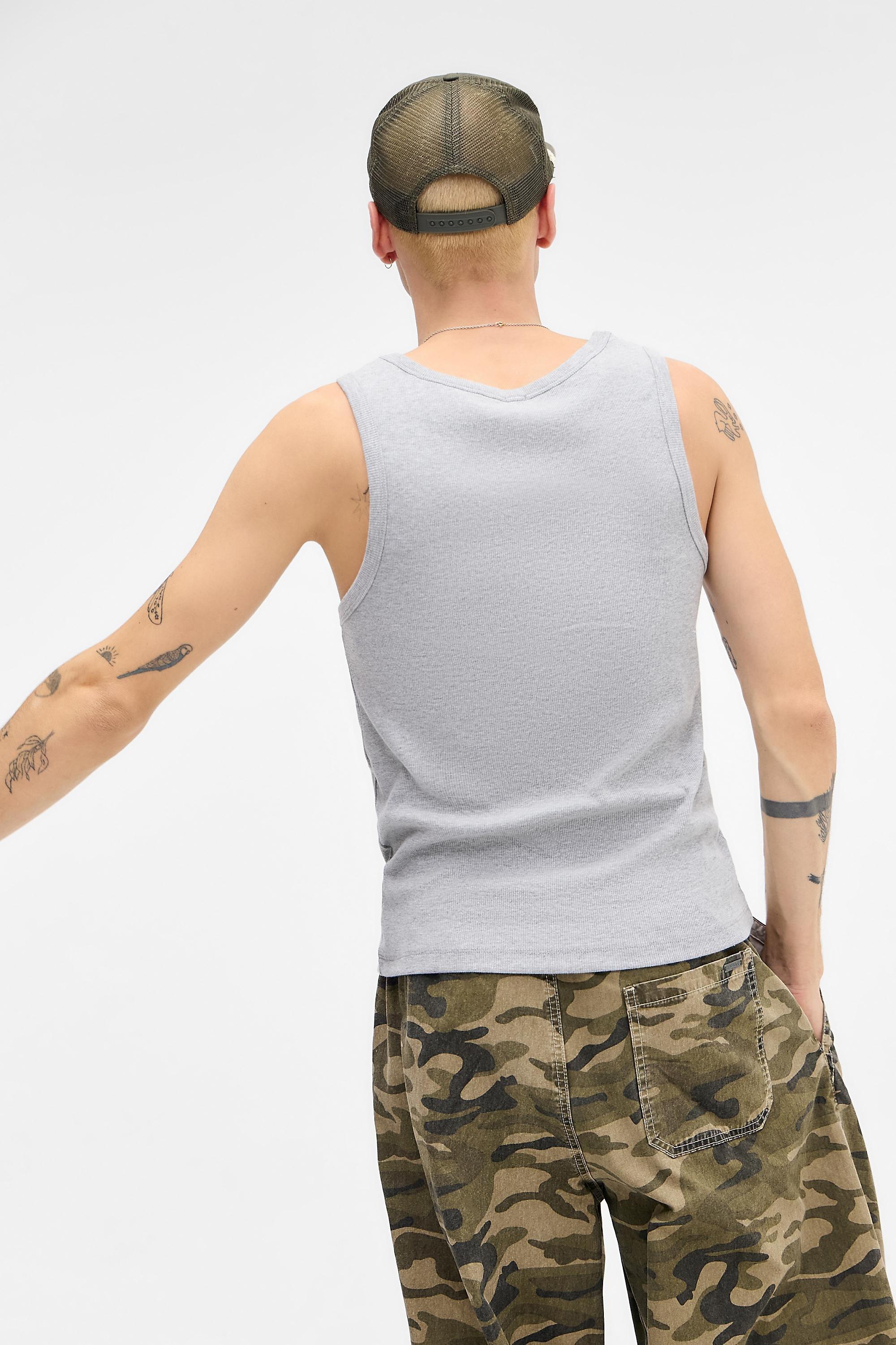 Grey Bdg Grey Vest, GREY, large image number 3