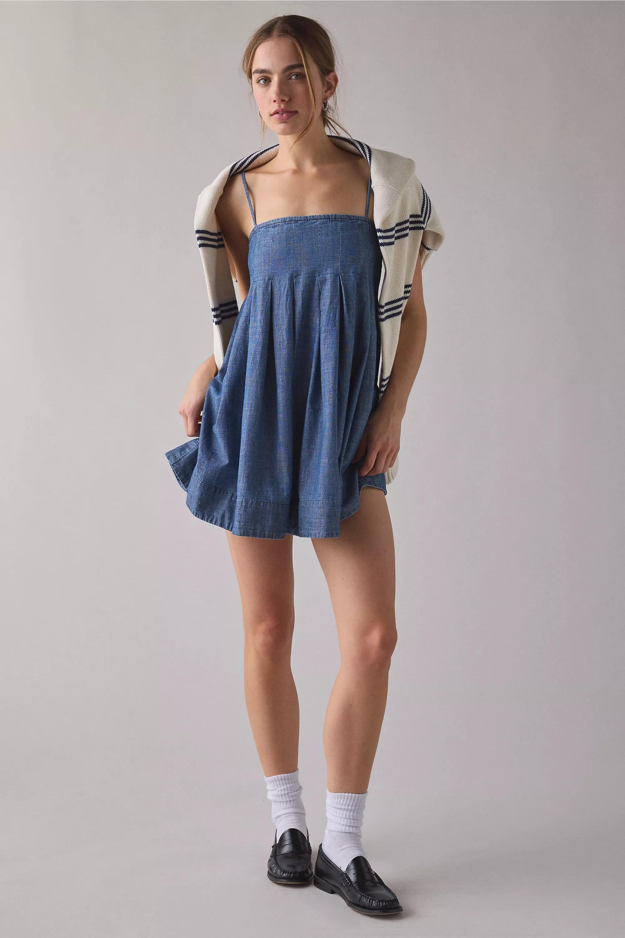 Blue Bdg Smooth Sailing Mini Dress, INDIGO, large image number 1