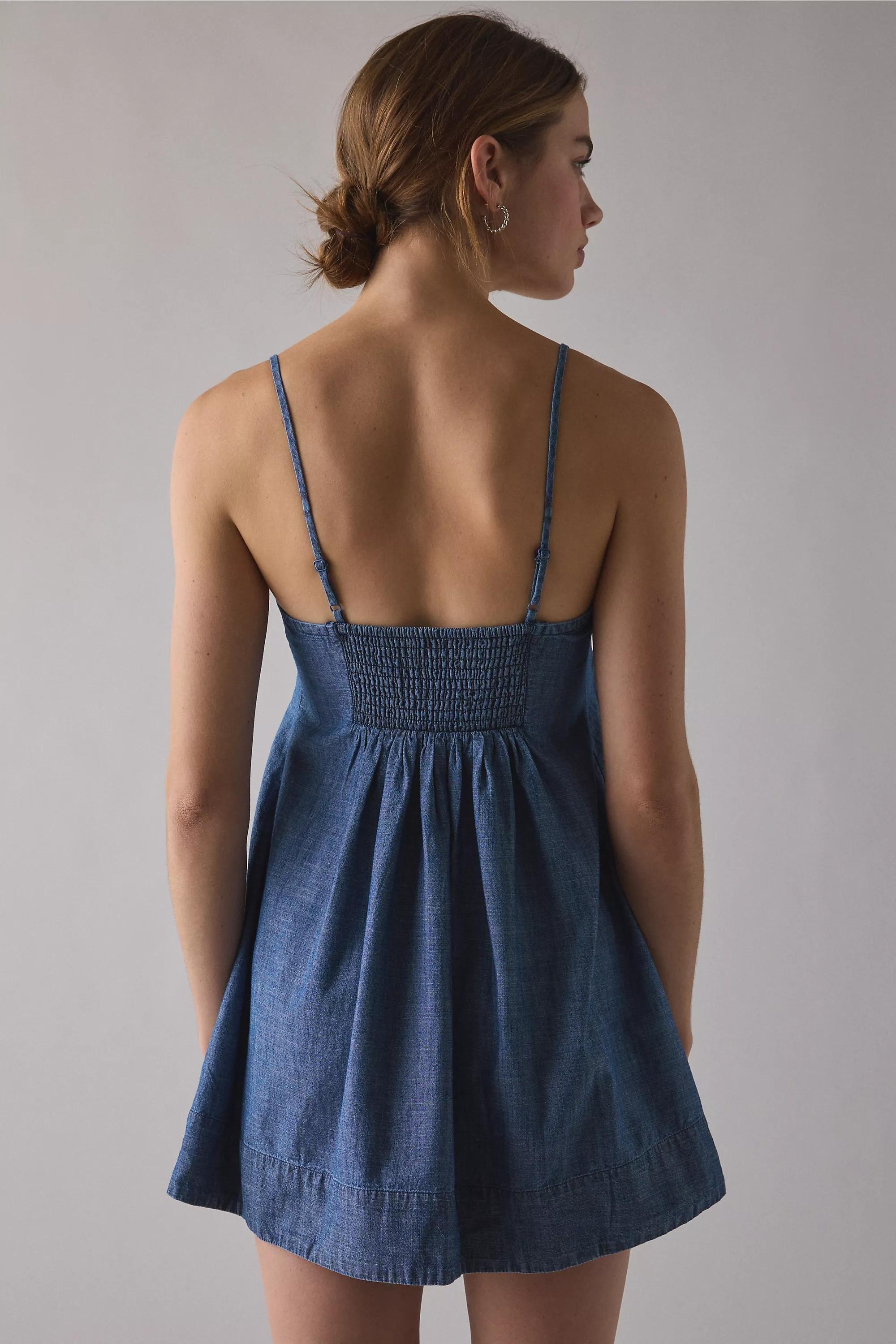 Blue Bdg Smooth Sailing Mini Dress, INDIGO, large image number 3