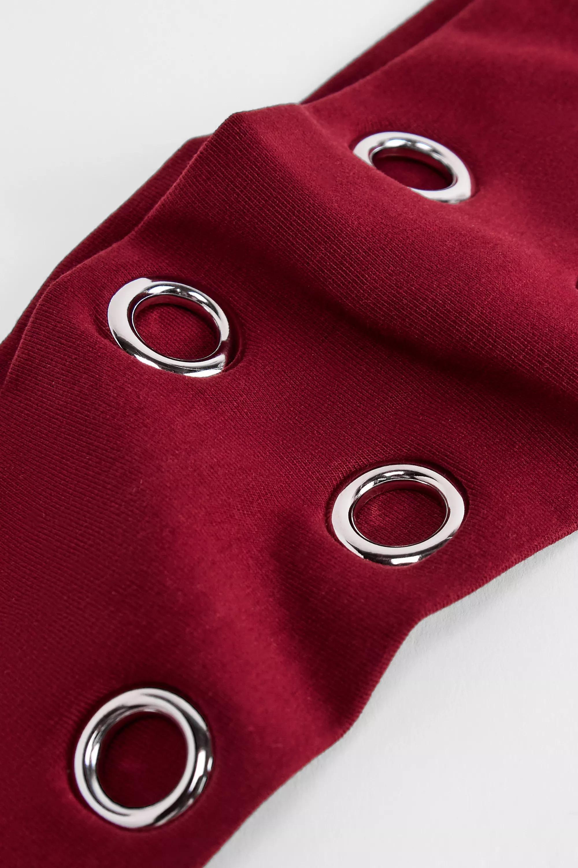 Burgundy Uo Eyelet Headband, A301_0259, large image number 2