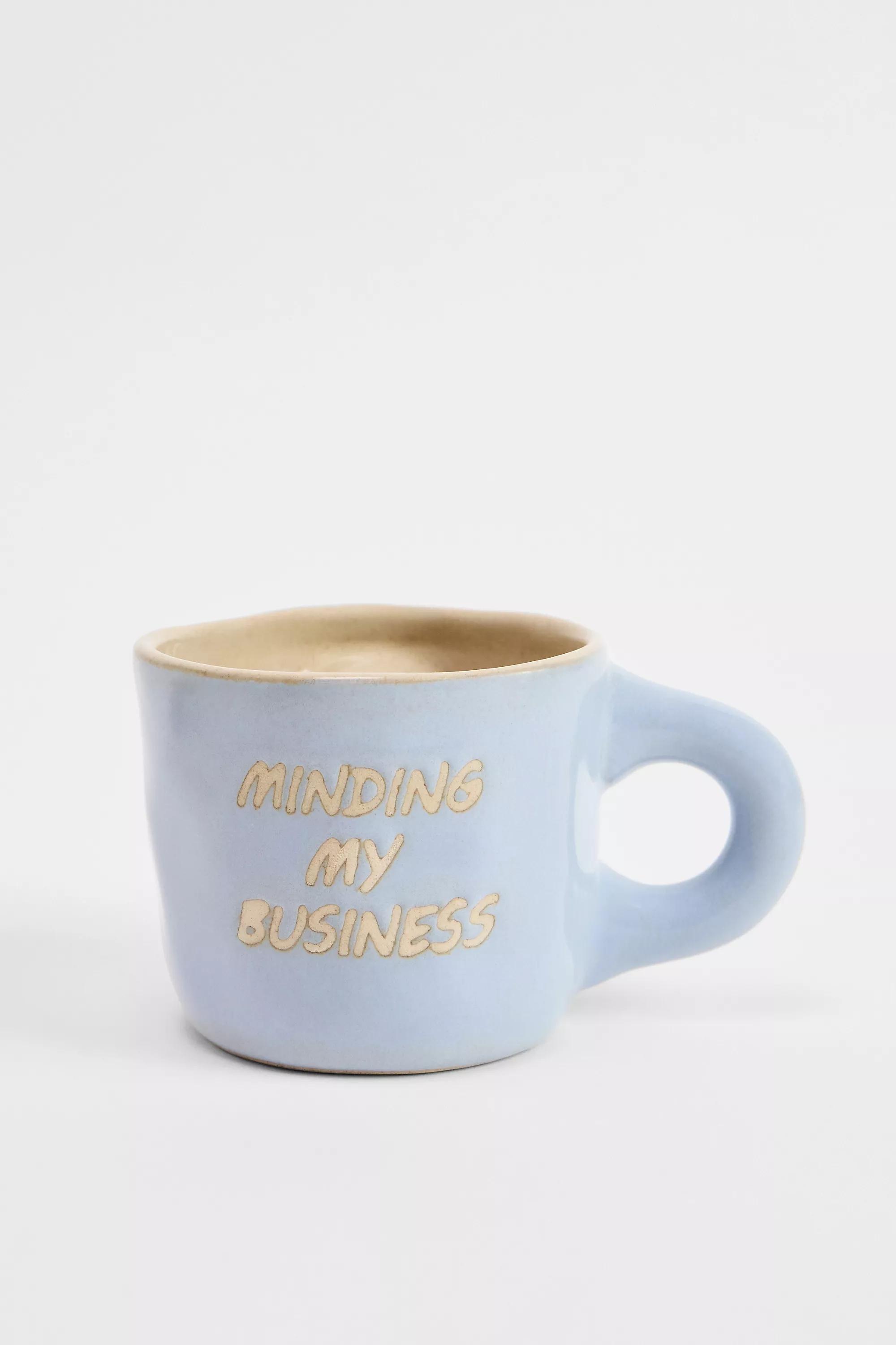 Blue Sitting Frog Mug, BLUE, large image number 1