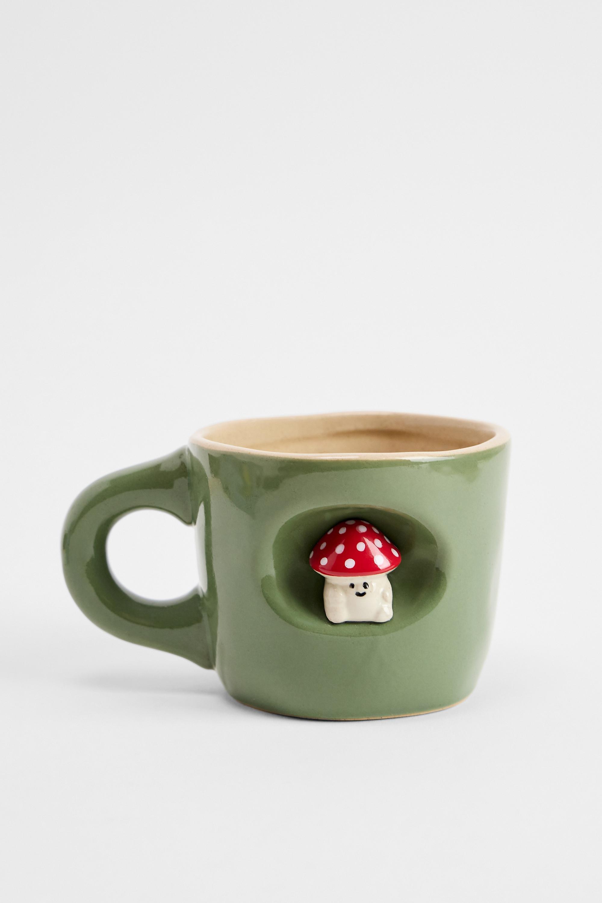 Green Sitting Shroom Mug, GRN, medium