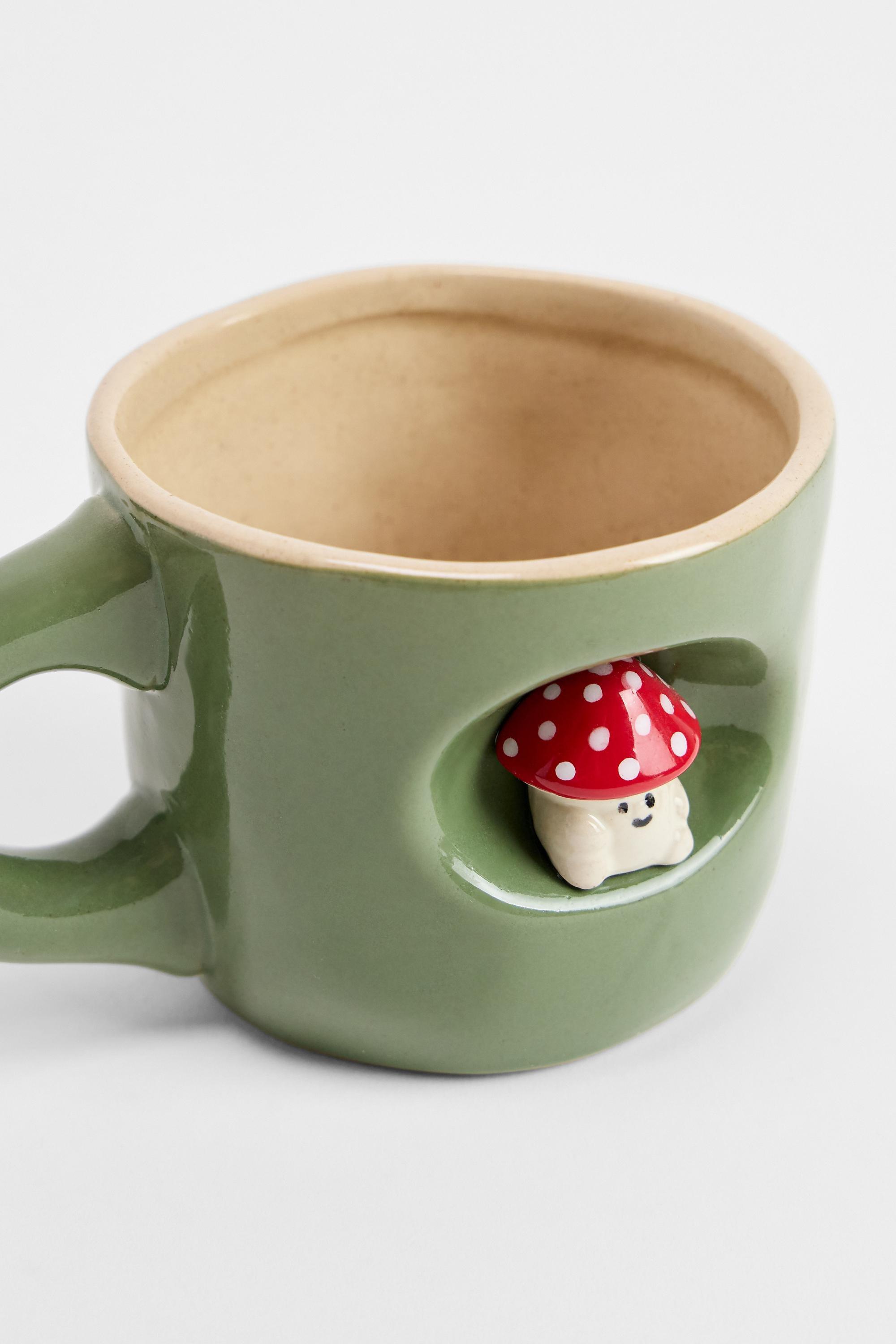 Green Sitting Shroom Mug, GRN, medium
