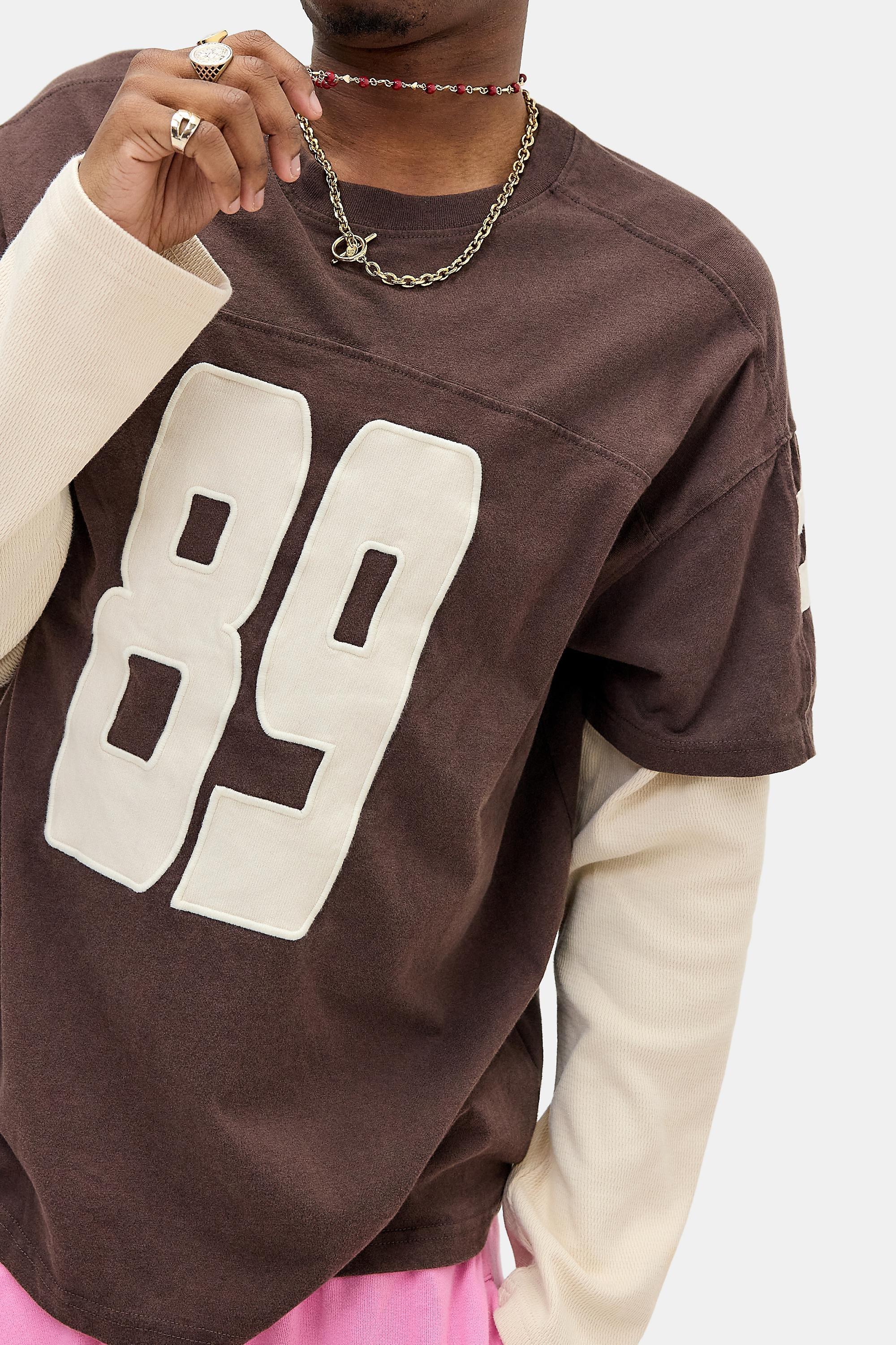 Brown Bdg Brown Motorbike Double Layer T-Shirt, BRN, large image number 5