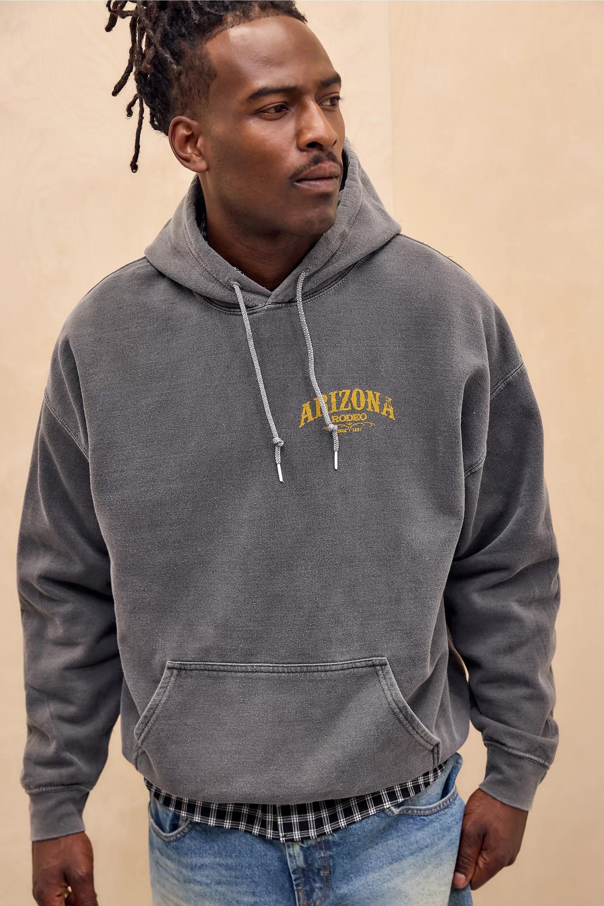 BLACK UO Arizona Eagle Hoodie, BLK, large image number 1