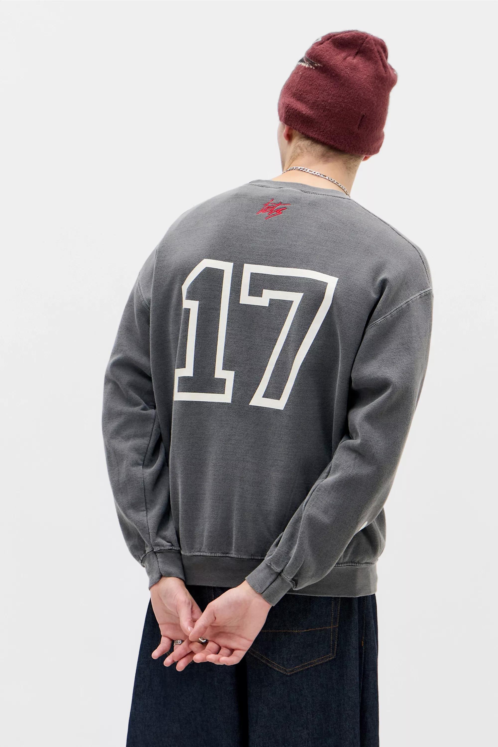 BLACK iets frans... Washed Black Sporty Sweatshirt, BLK, large image number 1