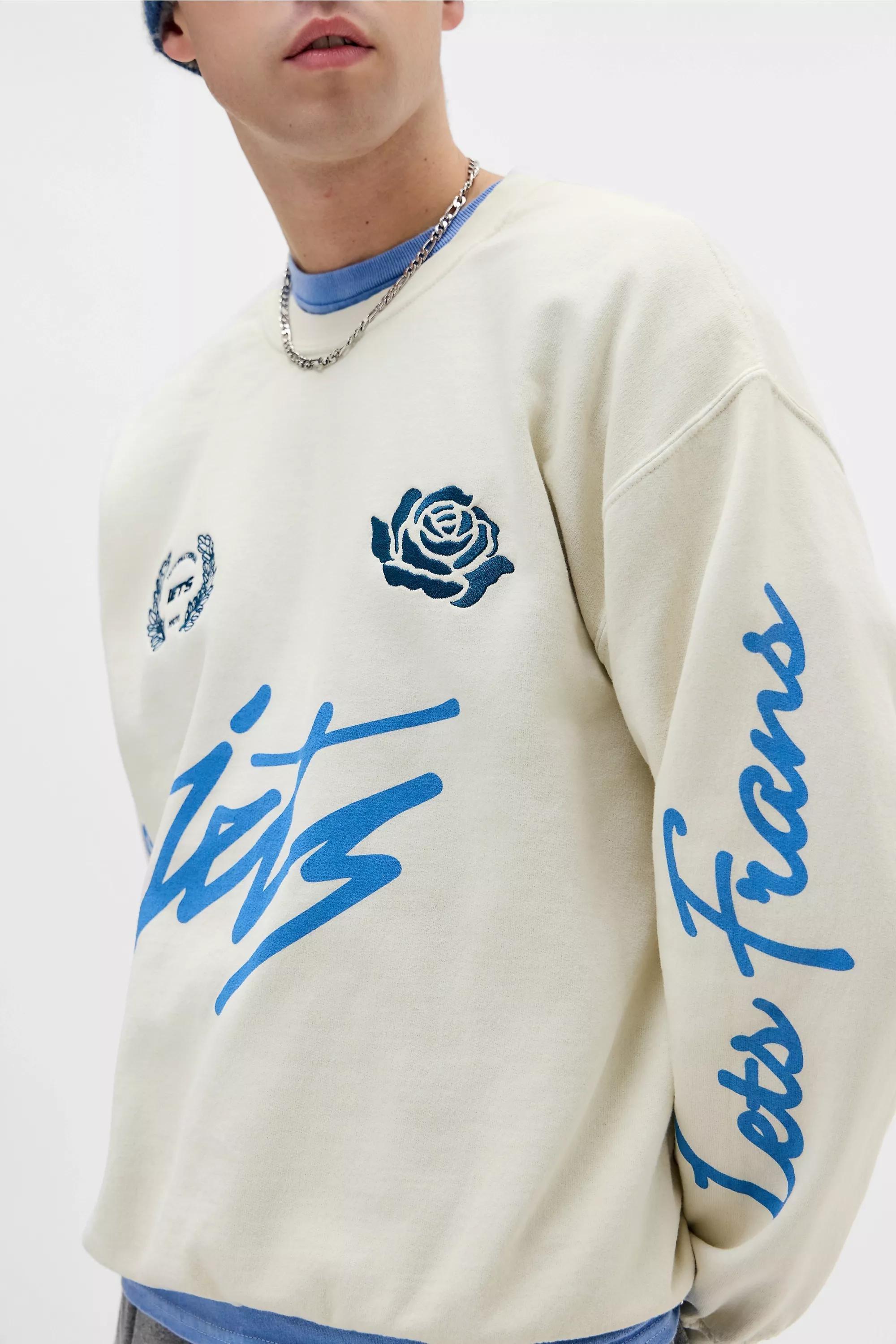 White iets frans... Ecru Sporty Sweatshirt, CREME, large image number 3