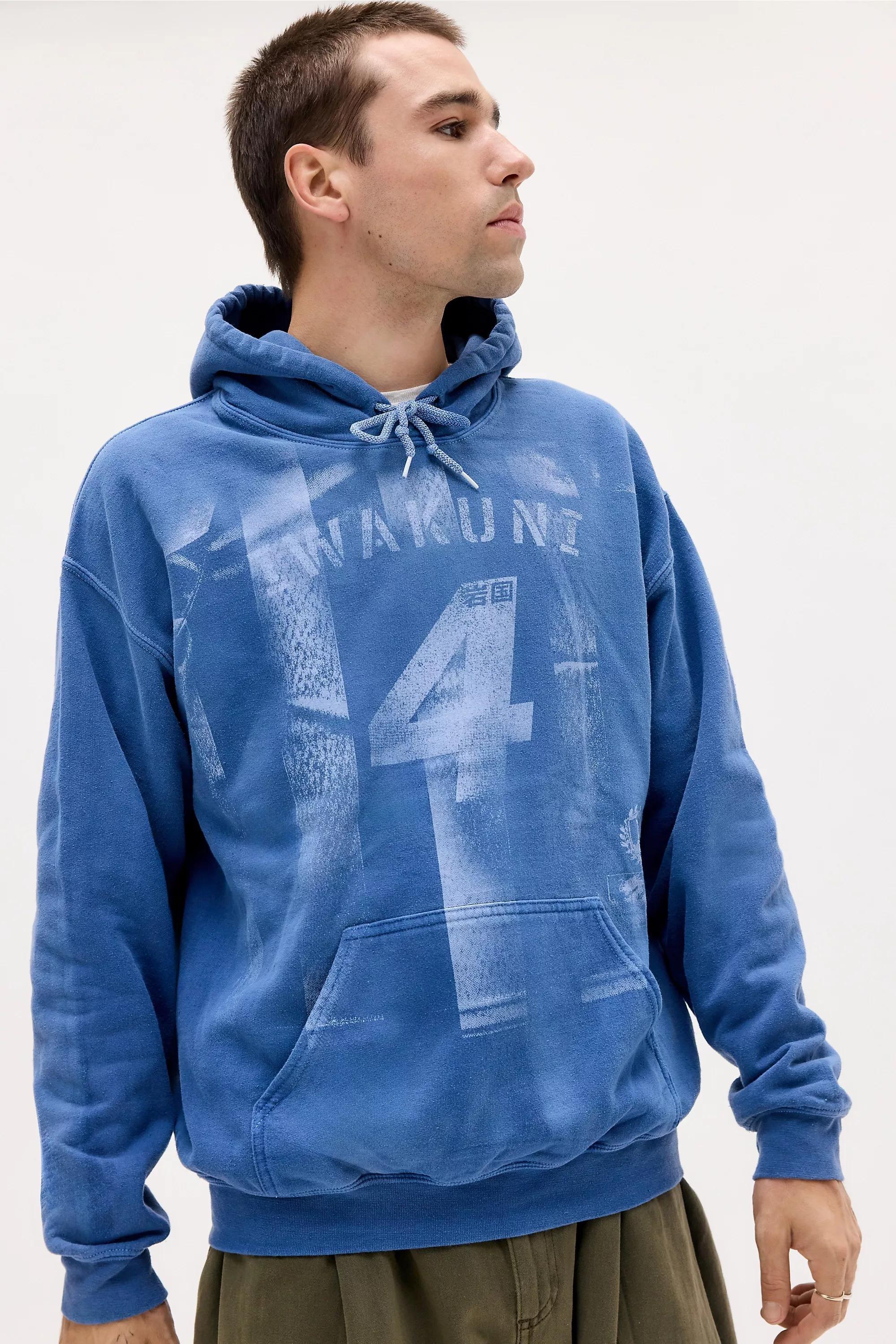 BLUE UO Blue Iwakuni 4 Hoodie, BLUE, medium