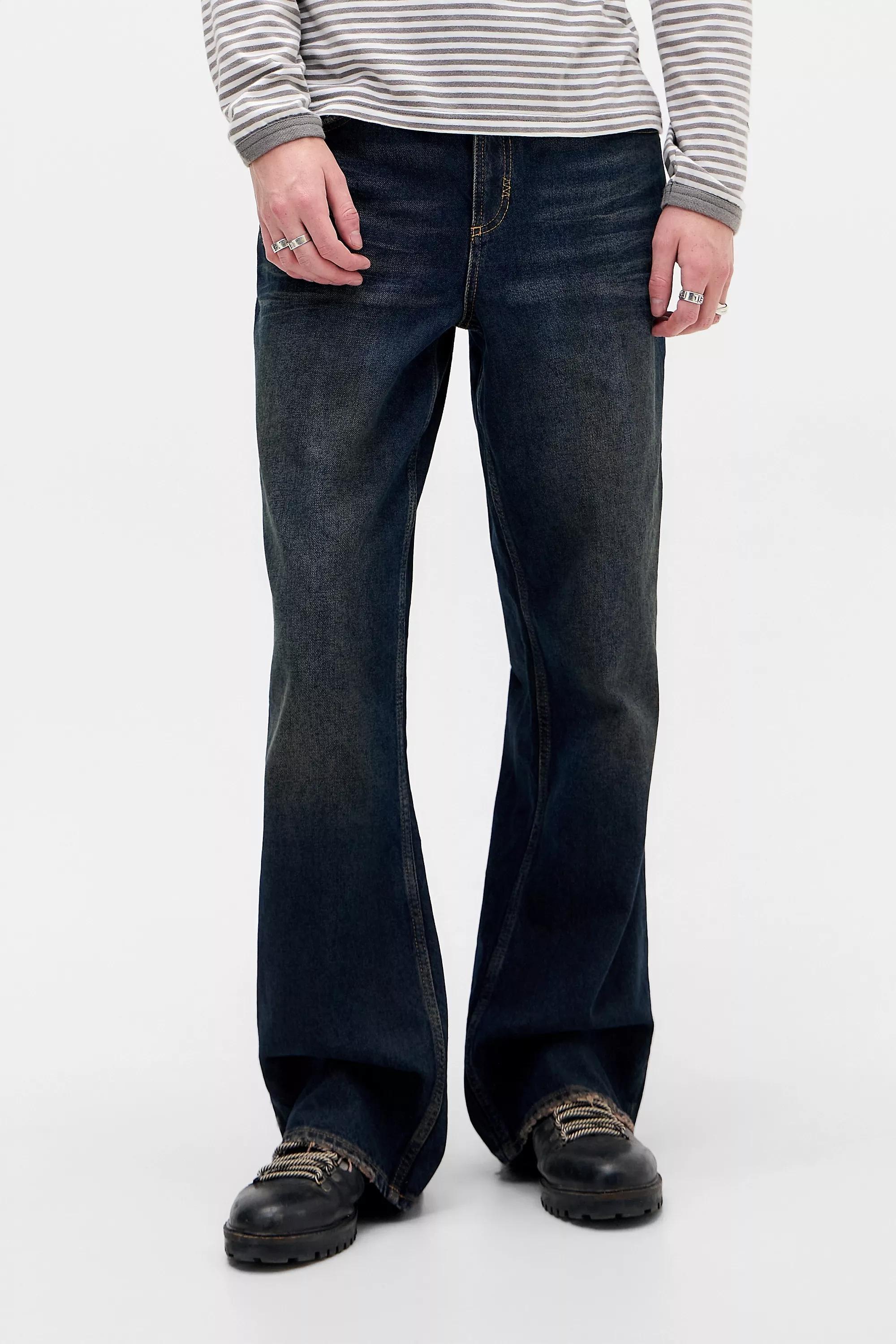 Blue Bdg Dillan Flared Jeans, BLUE, large image number 0