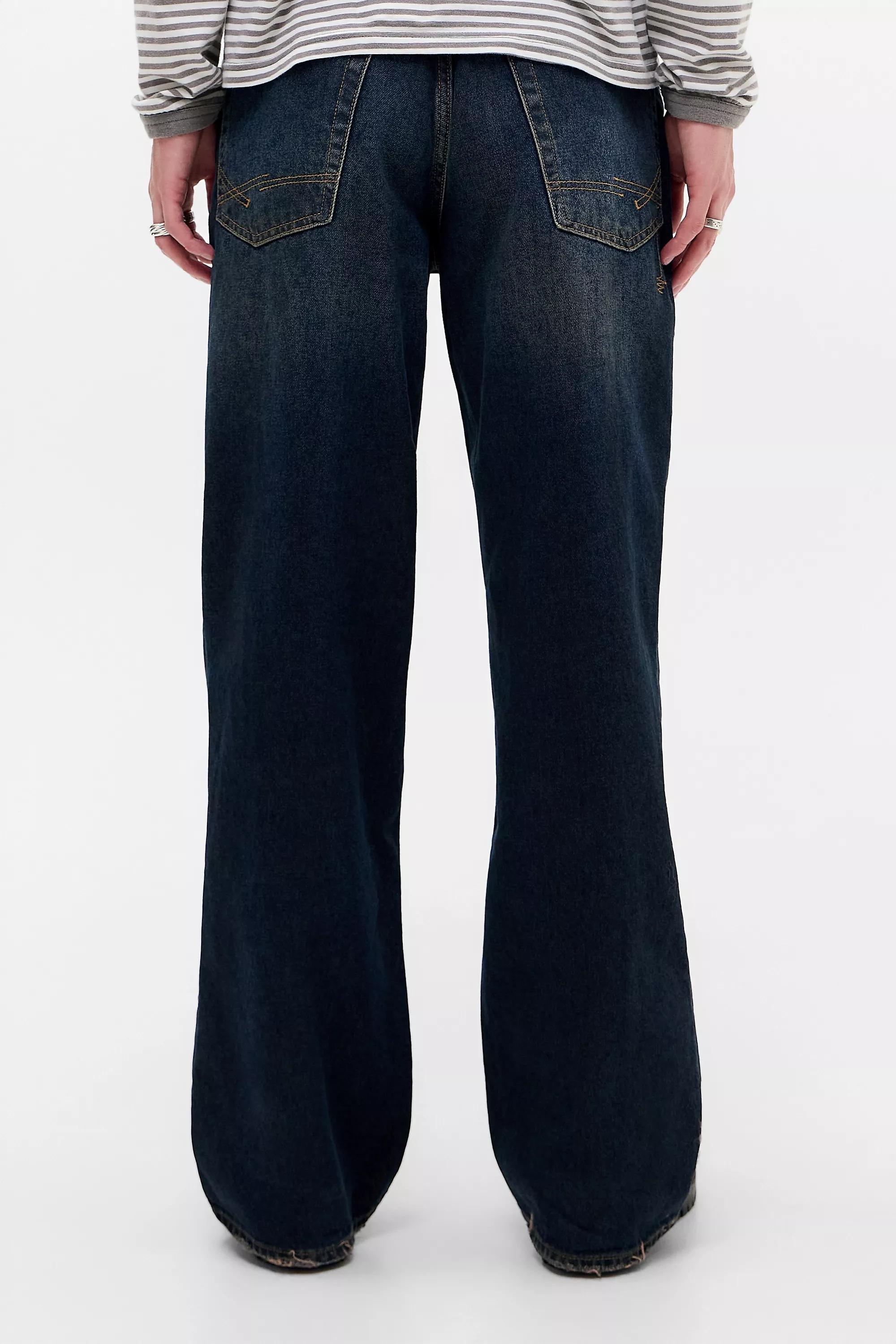 Blue Bdg Dillan Flared Jeans, BLUE, large image number 4