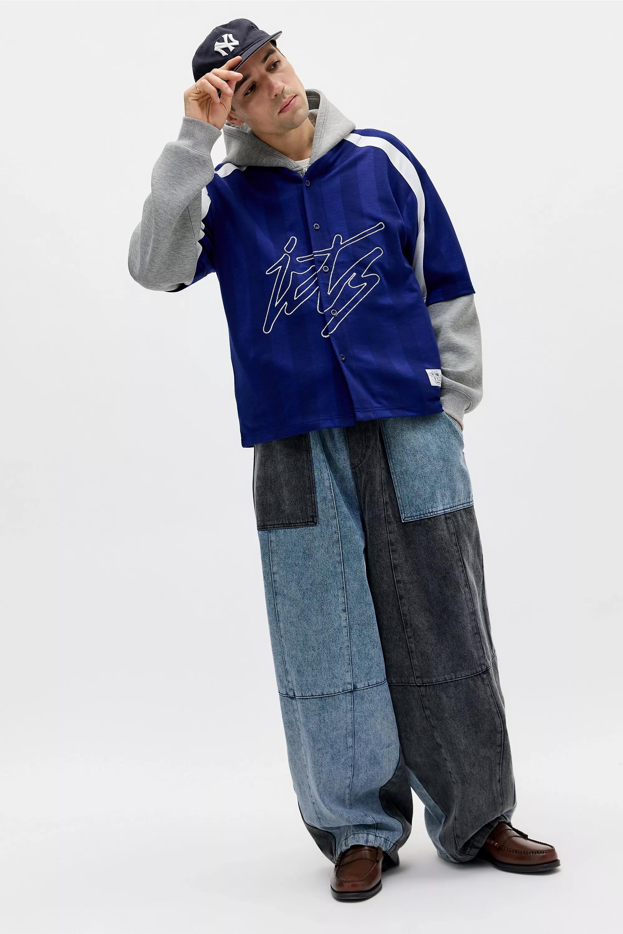 Blue iets frans... Baseball T-Shirt, BLUE, medium