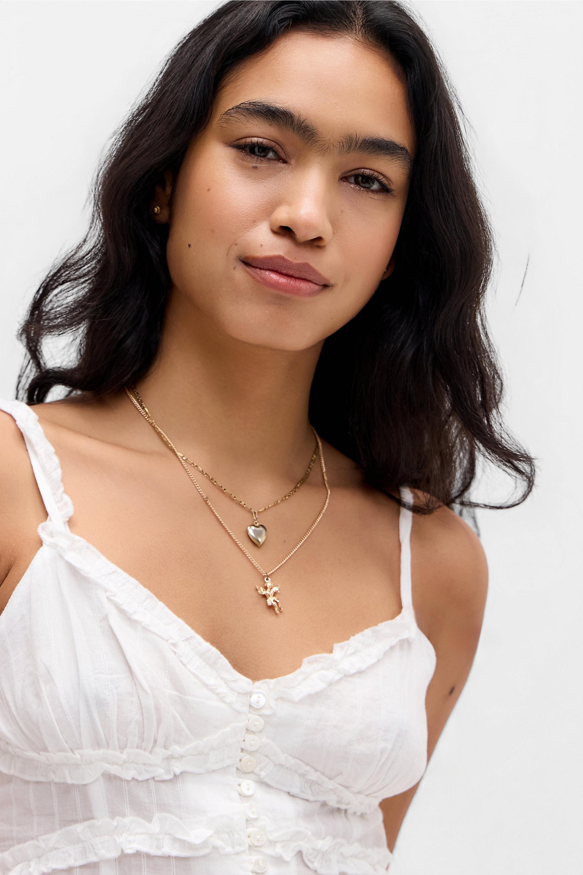 White Kimchi Blue Stevie Off-Shoulder Tank Top, WHT, large image number 2