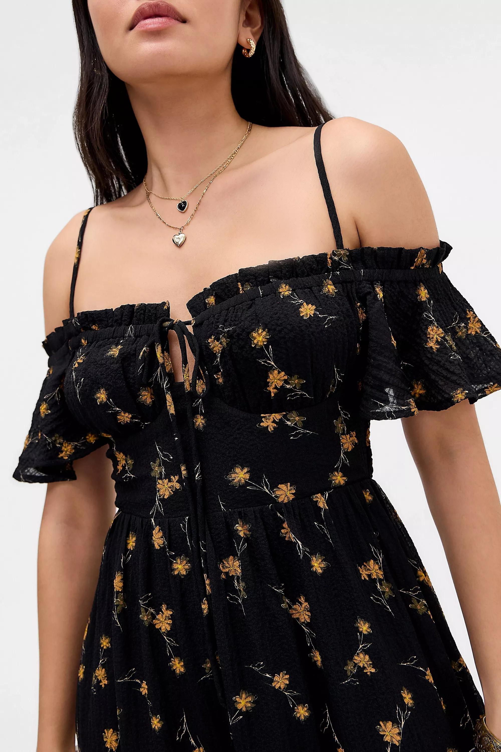 Black Kiss The Sky Marigold Dress, BLK, medium