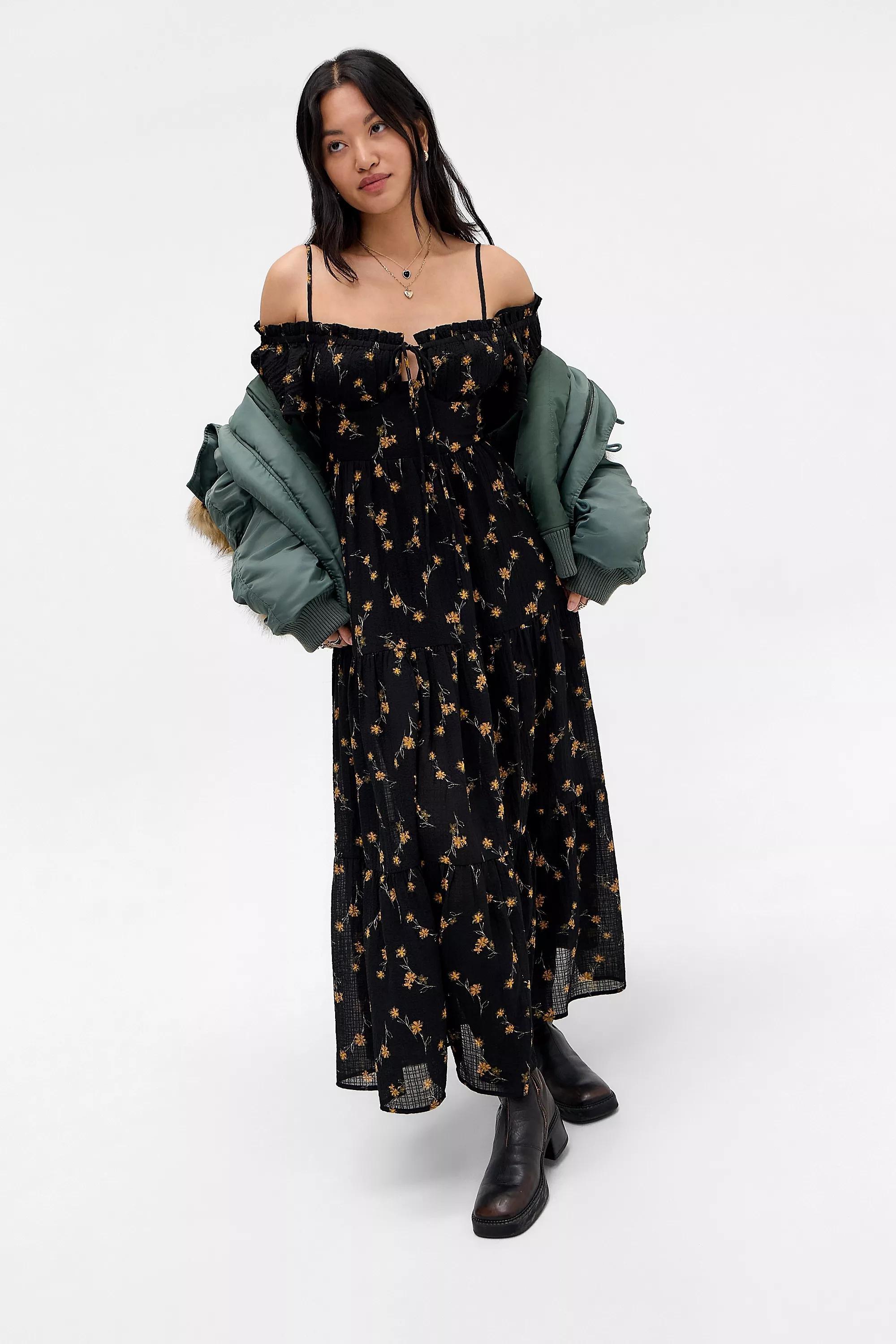 Black Kiss The Sky Marigold Dress, BLK, large image number 2