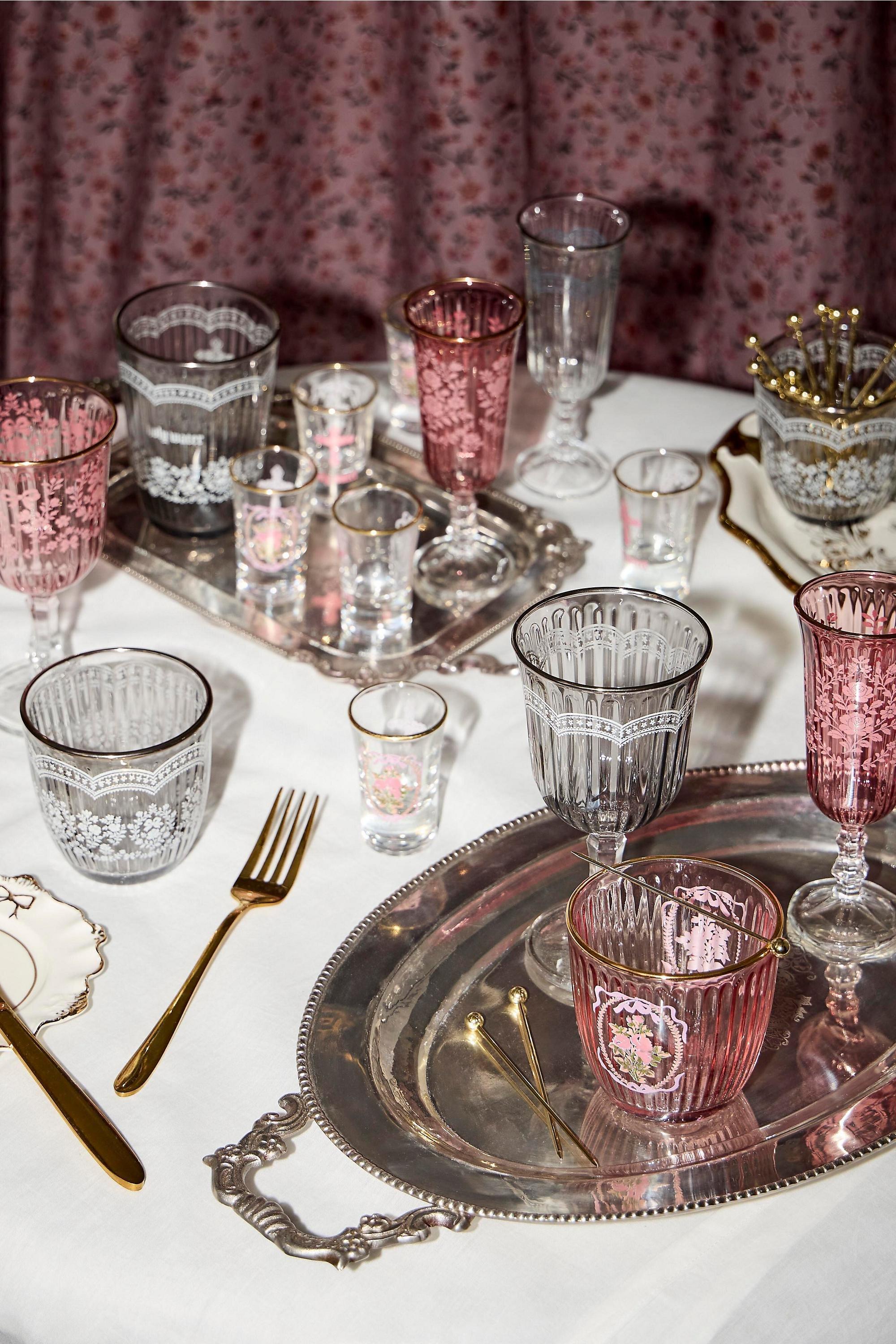 Pink Coquette Small Tumbler, PINK, large image number 1