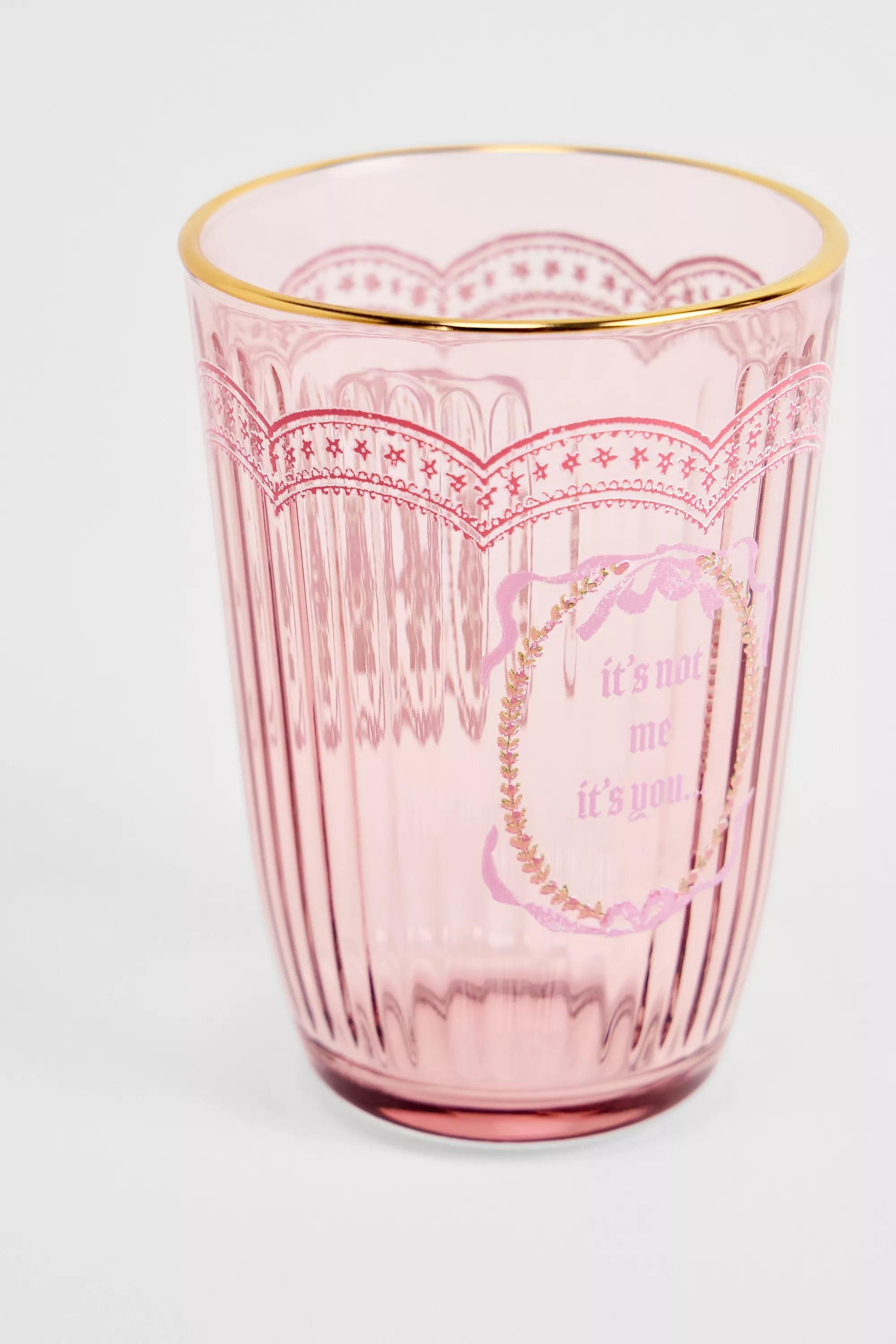 Pink Coquette Tall Tumbler, PINK, large image number 1