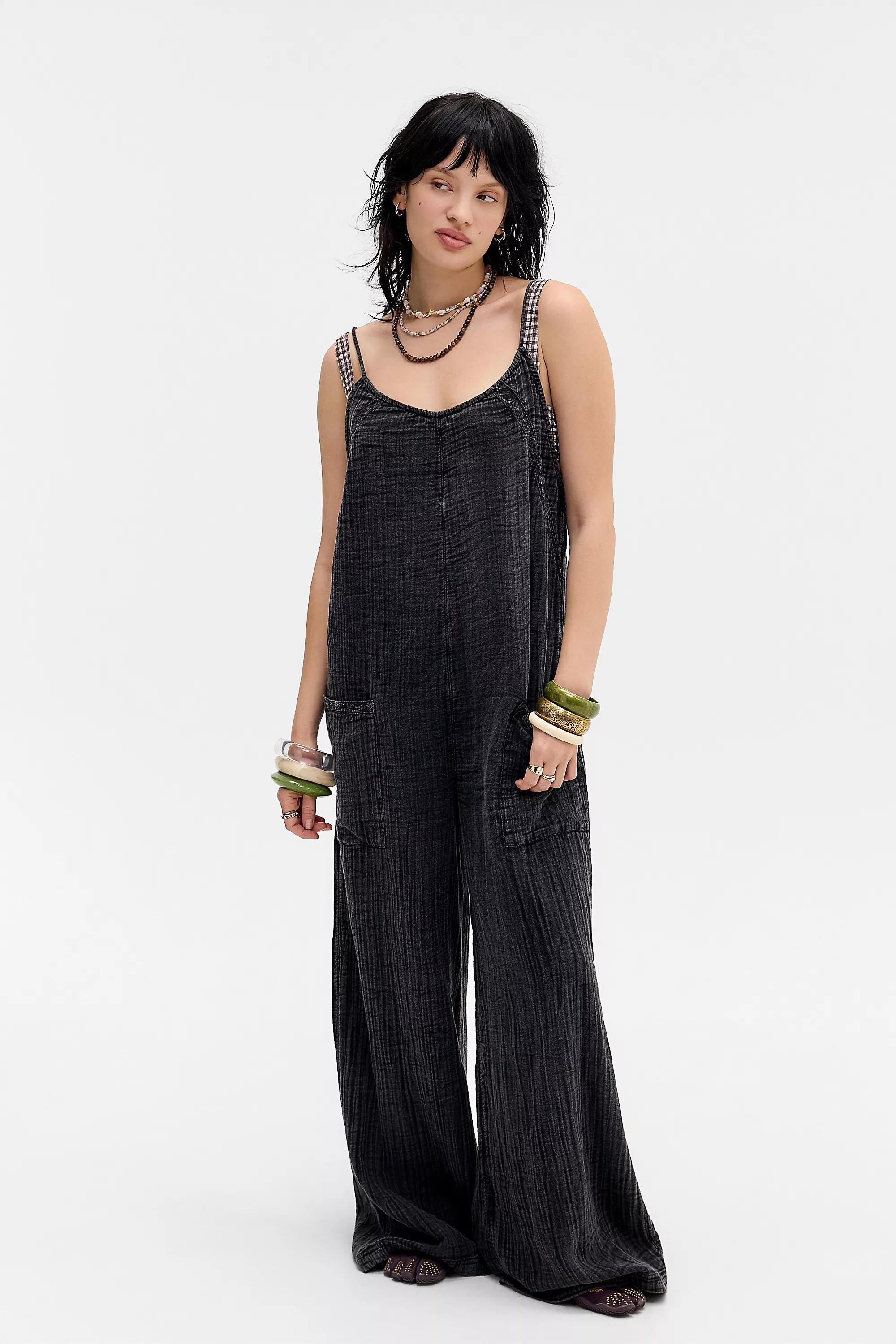 BLACK Out From Under Cabot Jumpsuit, BLK, large image number 0