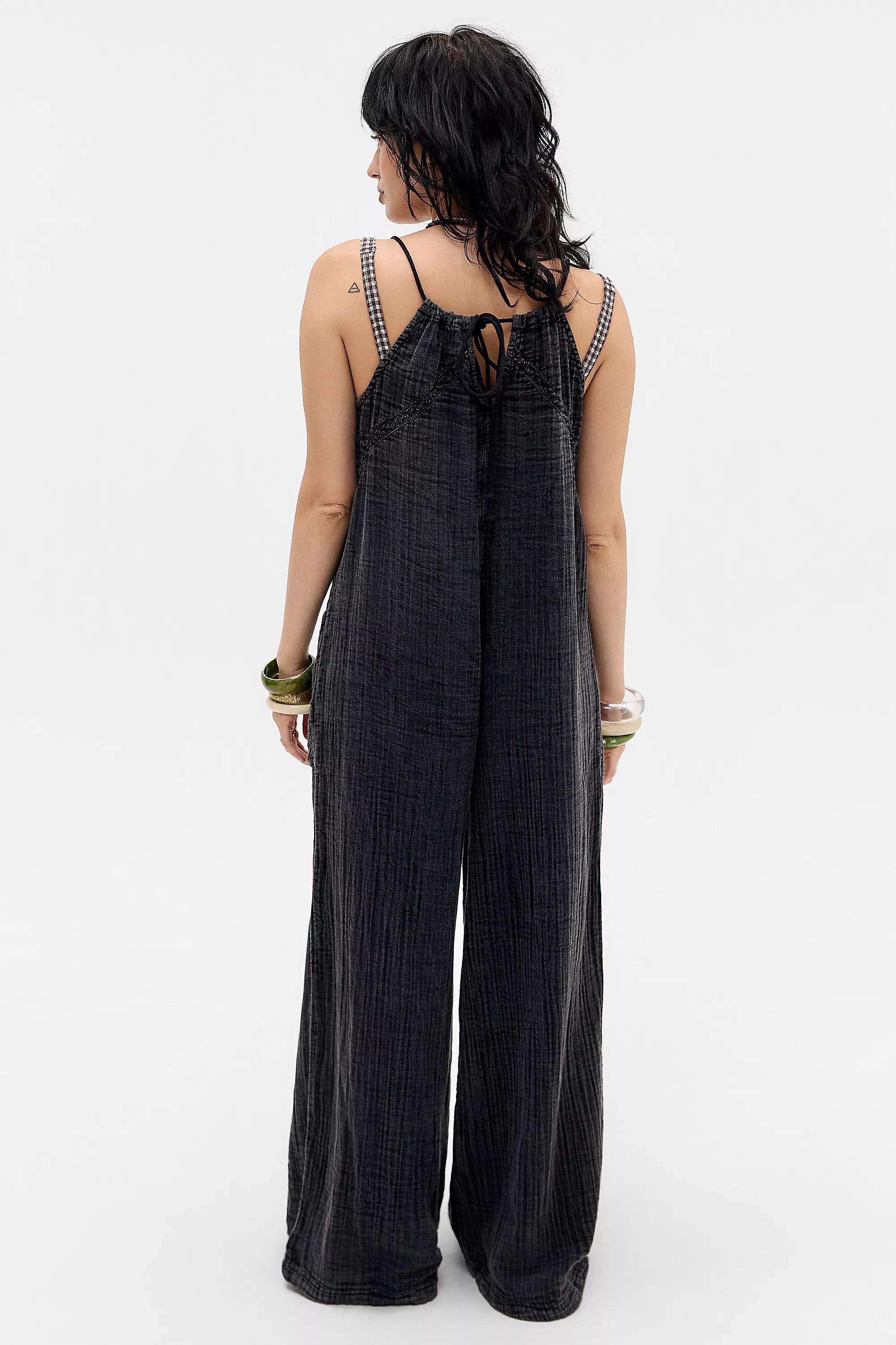 BLACK Out From Under Cabot Jumpsuit, BLK, large image number 3