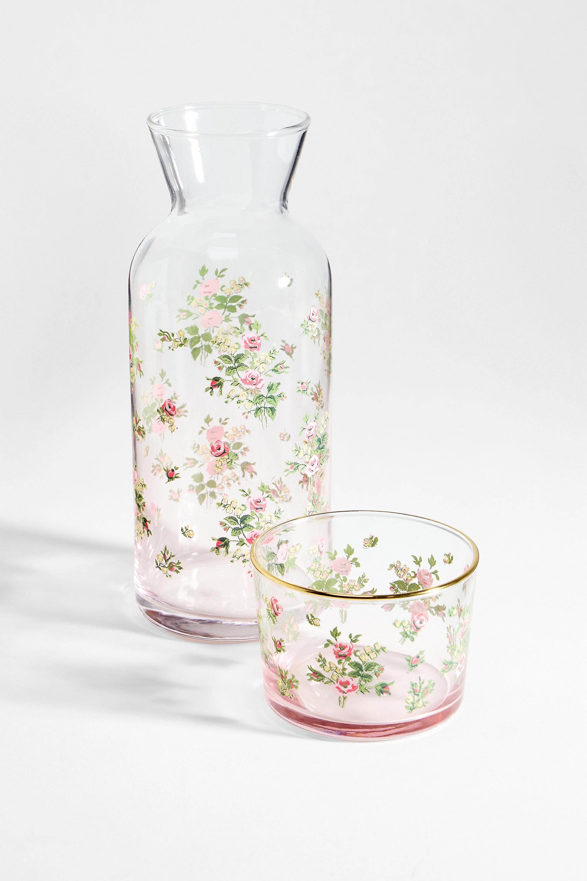 Rose Lorna Floral Carafe Set, ROSE, large image number 4
