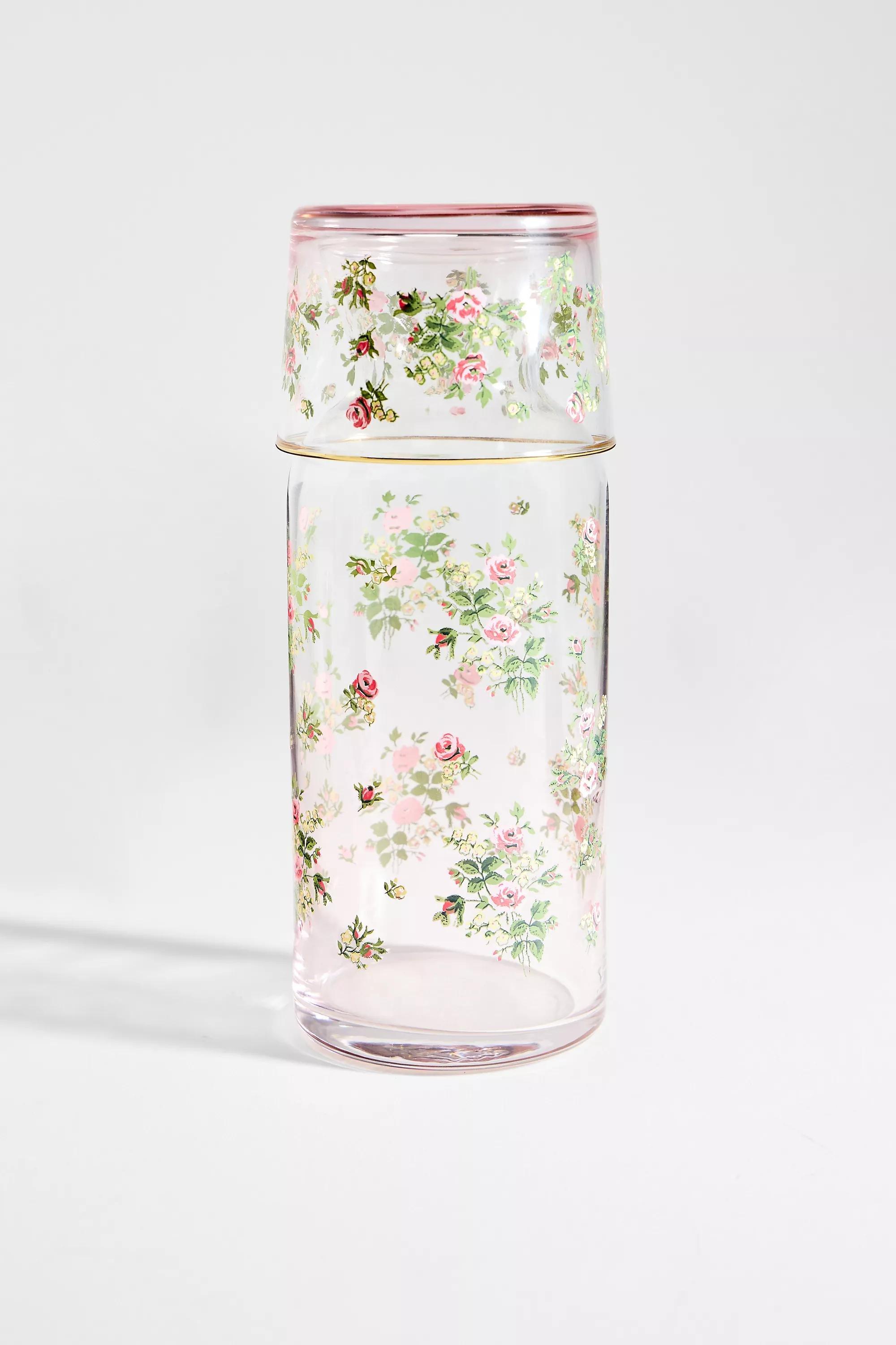 Rose Lorna Floral Carafe Set, ROSE, large image number 5