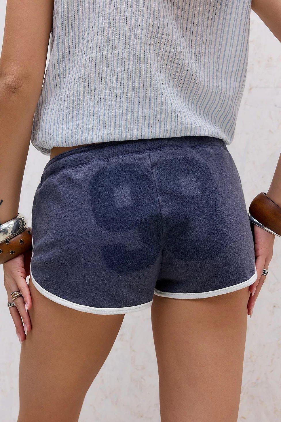 Blue Bdg Micro Runner Shorts, NAVY, large image number 1