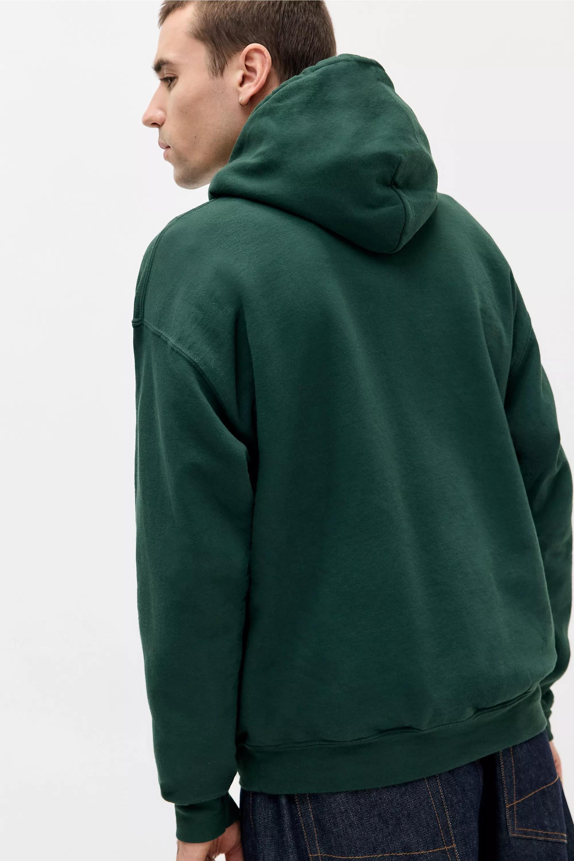 GREEN iets frans... Green Football Hoodie, GRN, large image number 3