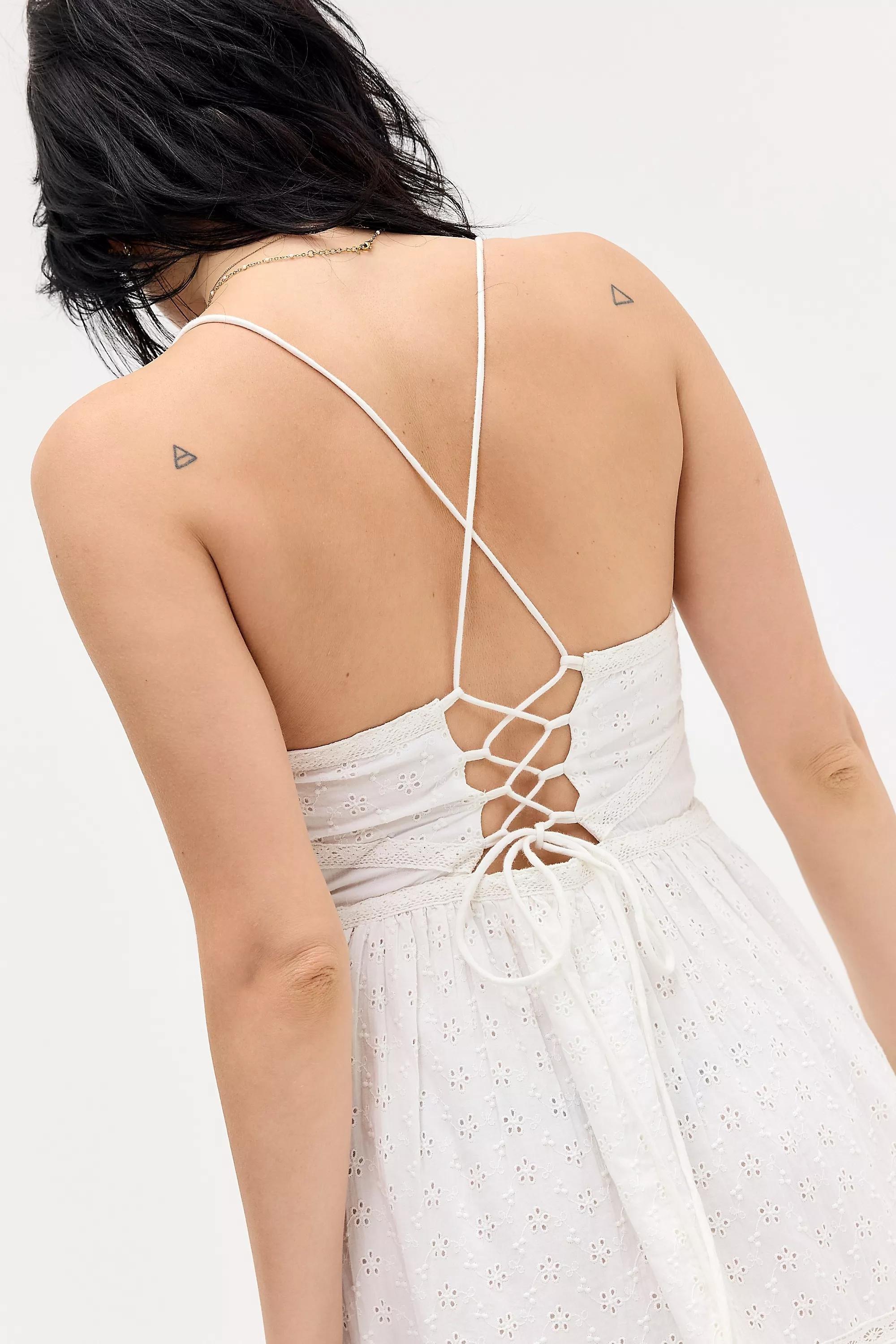 White Kimchi Blue Zola Maxi Dress, WHT, large image number 1