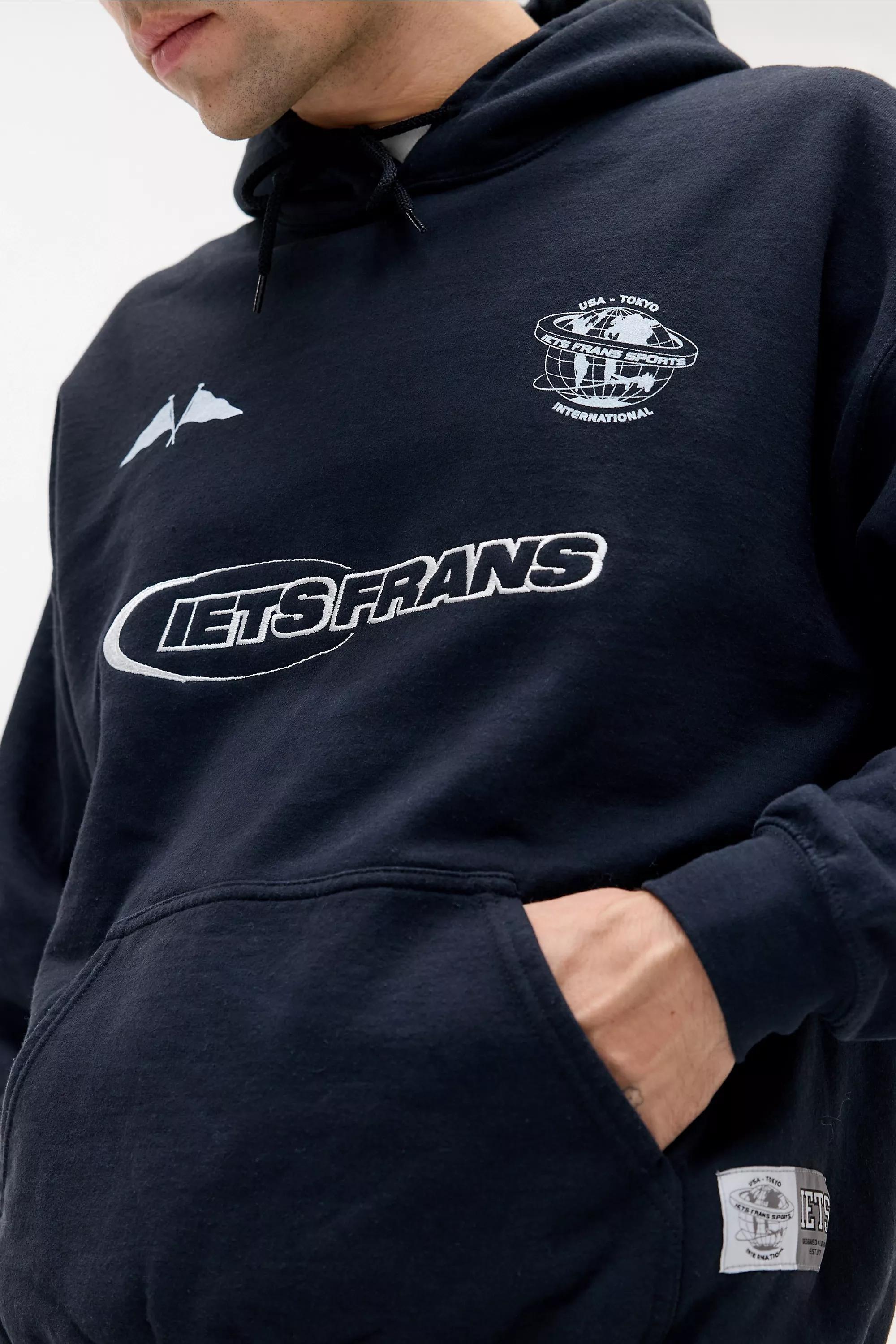 BLACK iets frans... Black Football Hoodie, BLK, medium