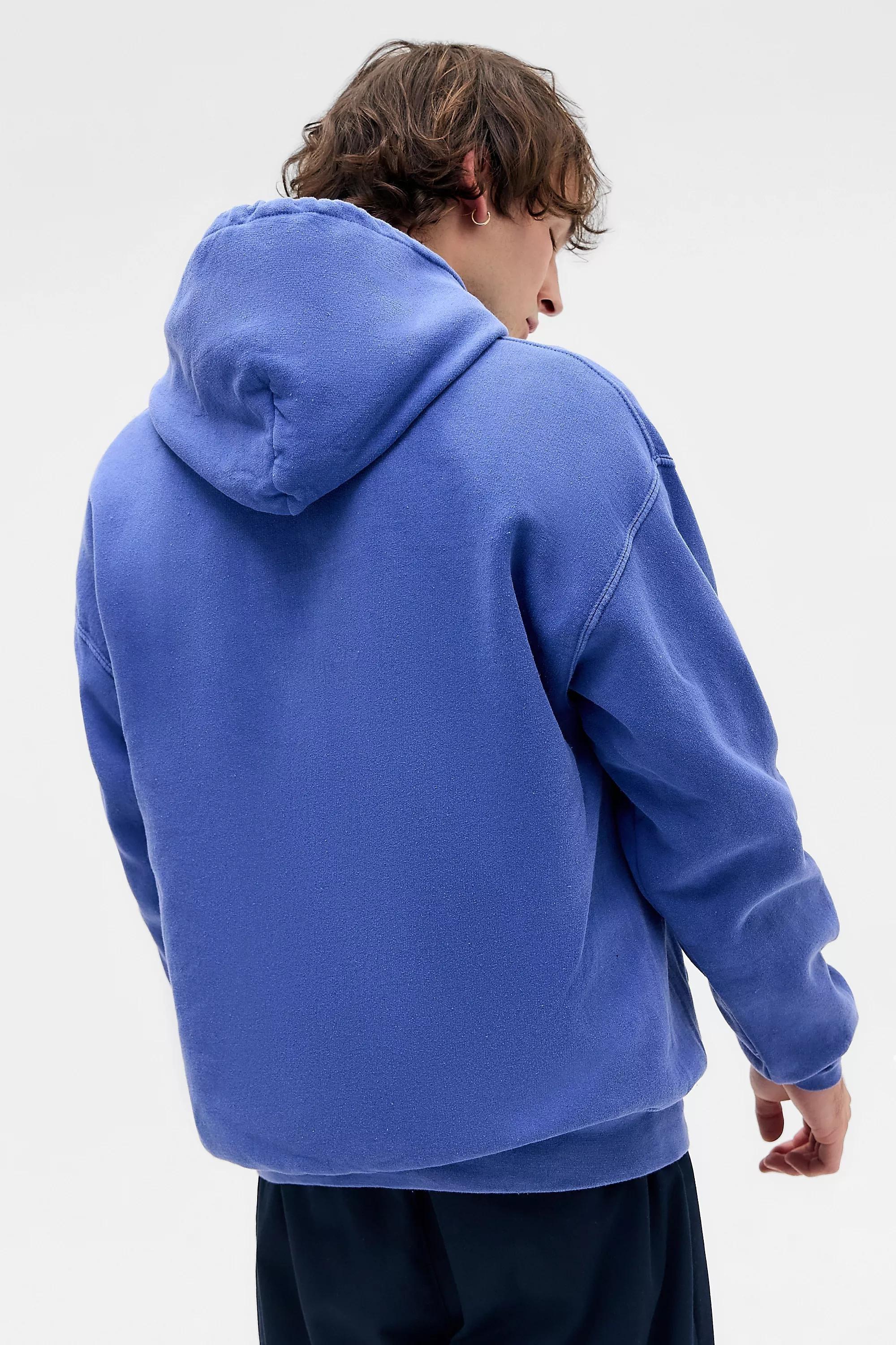 BLUE iets frans... Cobalt Football Hoodie, BLUE, large image number 3
