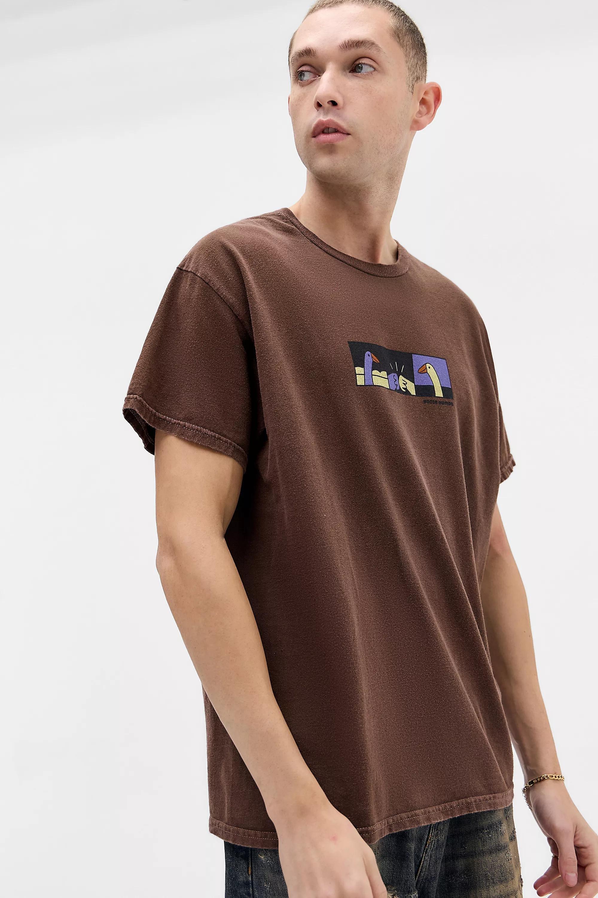 Brown Brown Goosebumps Tee, BRN, large image number 0