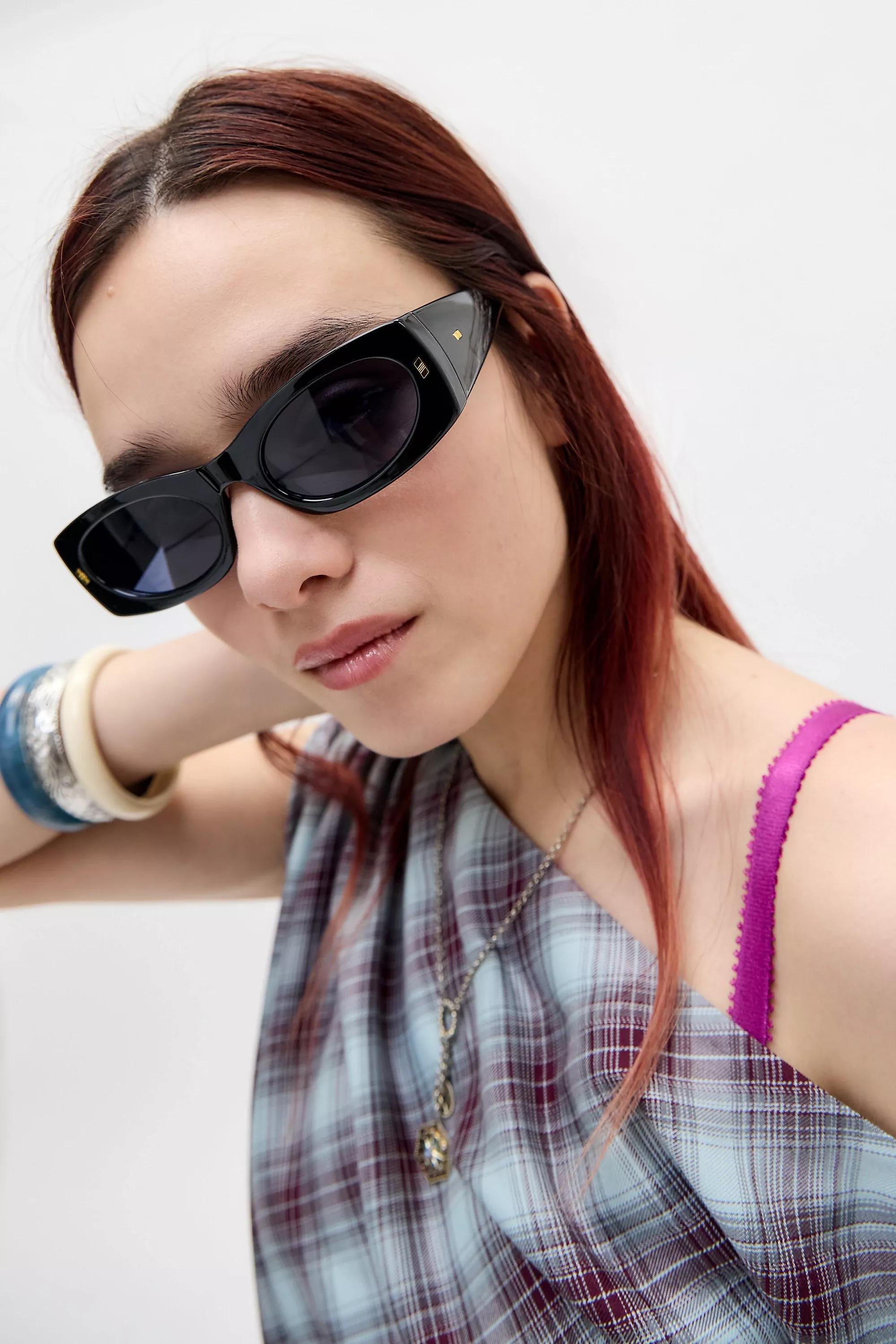 Black Uo Madrid Sunglasses, BLK, large image number 0