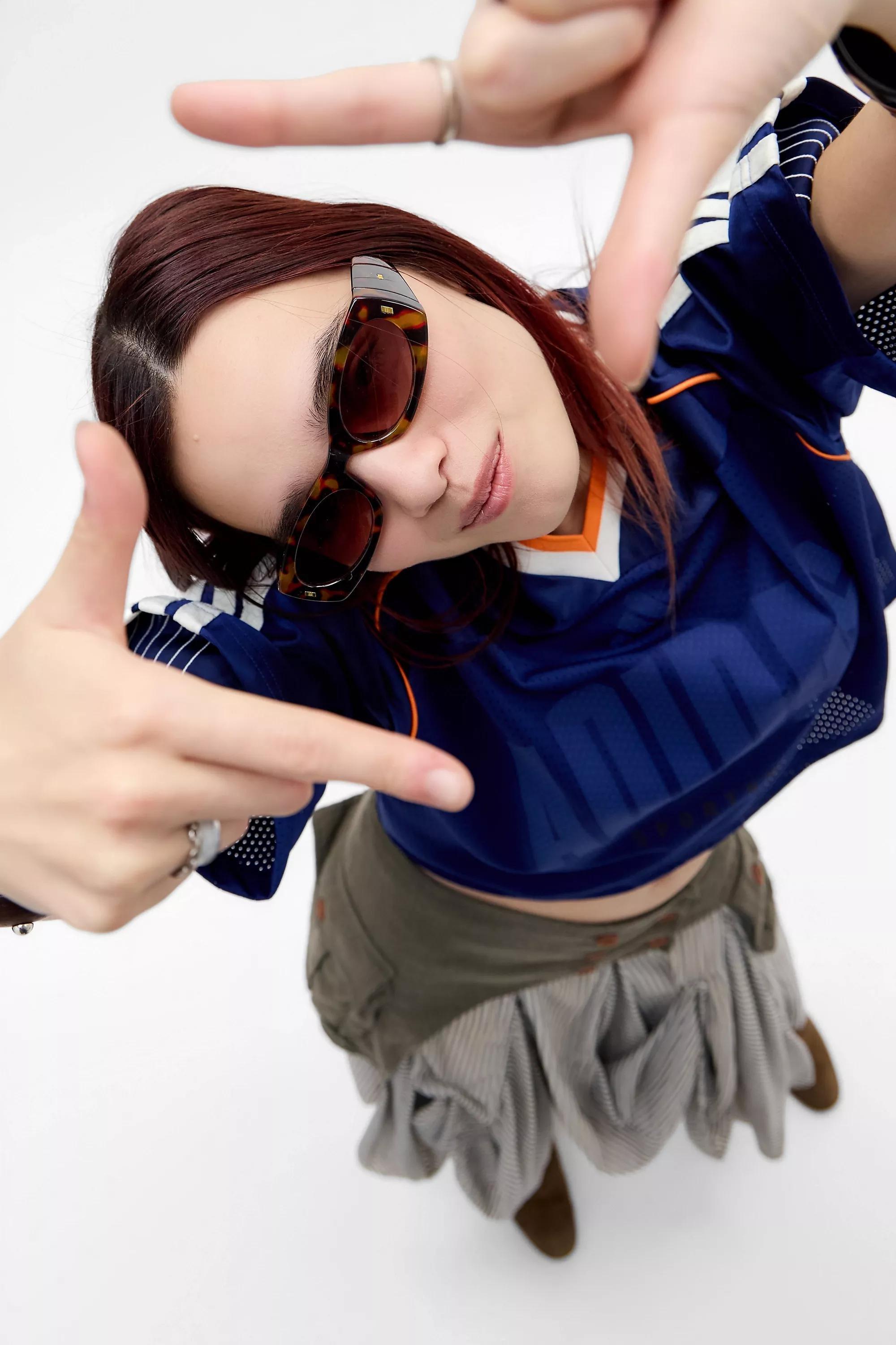 Brown Uo Madrid Sunglasses, BRN, large image number 0